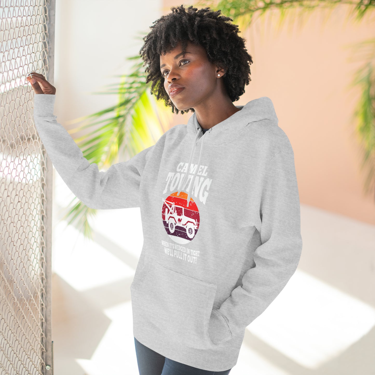 Camel Towing When its wedged in tight we'll pull it out Pull over Hoodie
