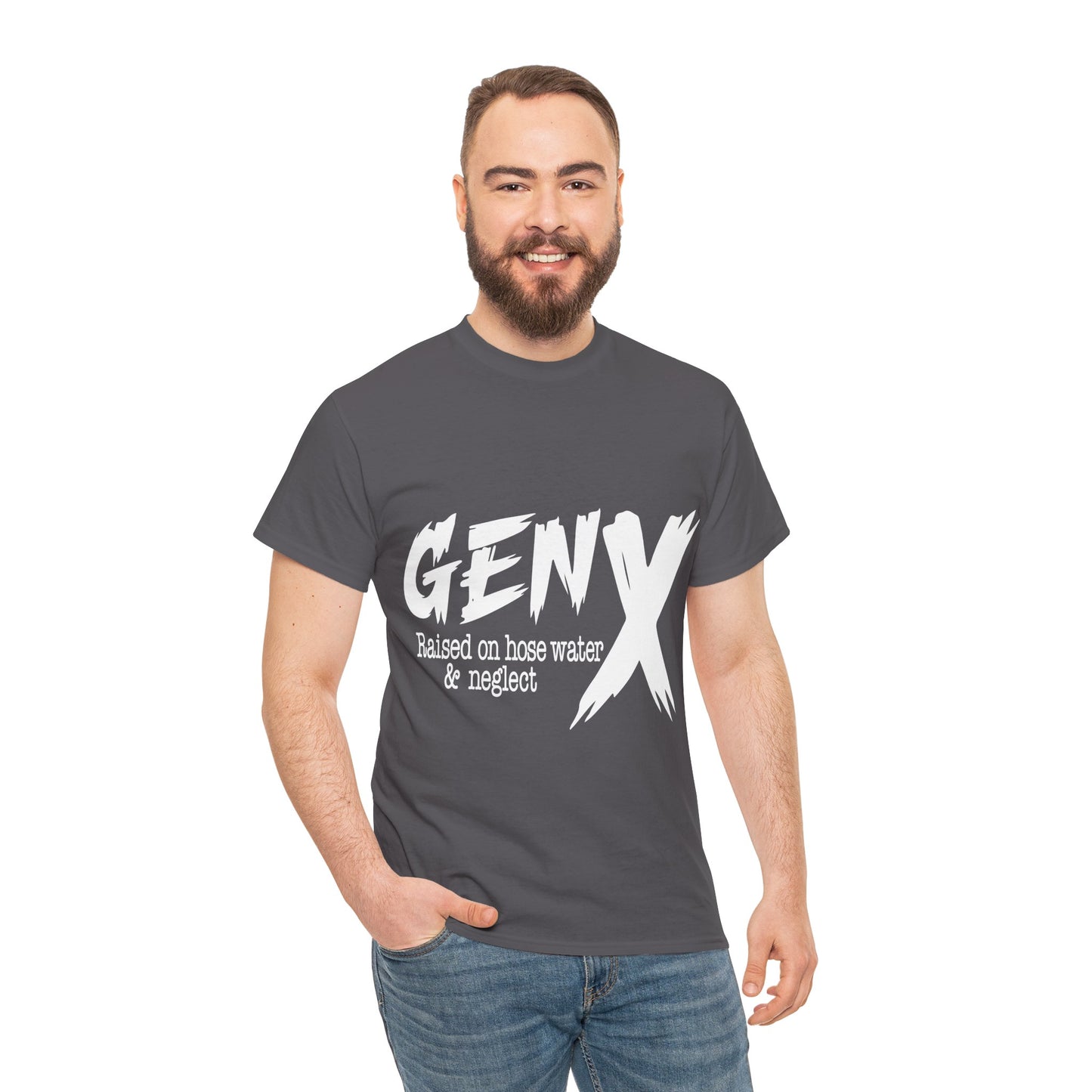 GEN X Raised On Hose Water & Neglect Tshirt Unisex Heavy Cotton