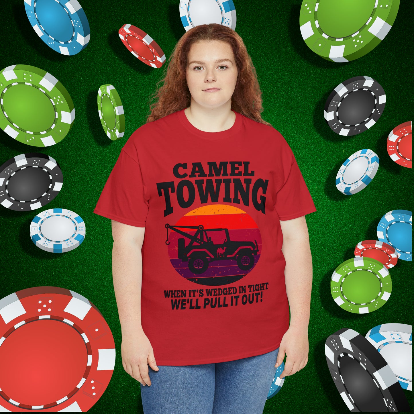 Camel Towing When its wedged in tight we'll pull it out T-Shirt