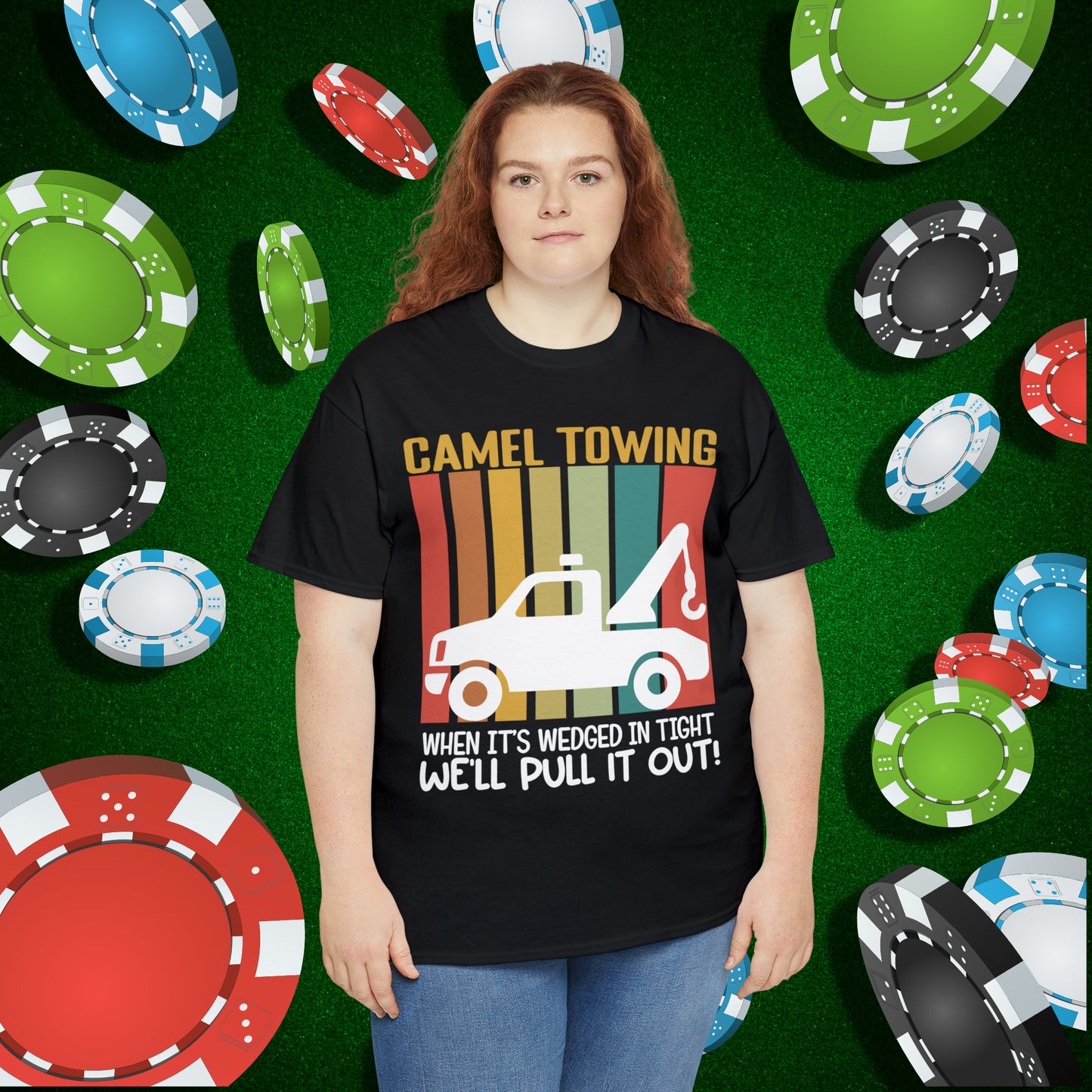 Camel Towing When its wedged in tight we'll pull it out T-Shirt