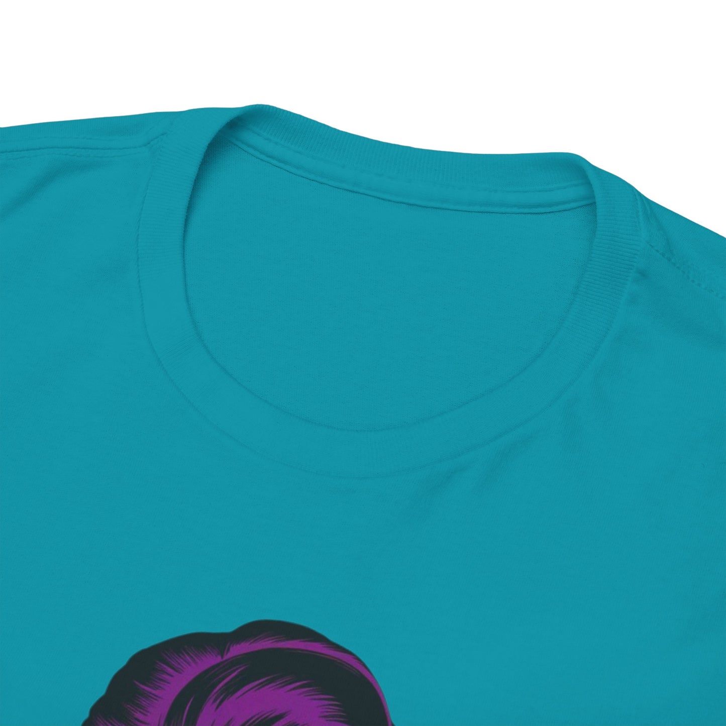 Sexy PopArt Girl Glasses and Braids Tshirt unisex heavy cotton