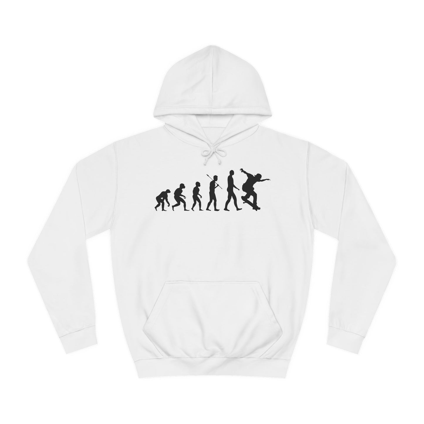 Evolution of Skateboarding Hoodie Stylish Graphic Pullover Unisex Skate Culture