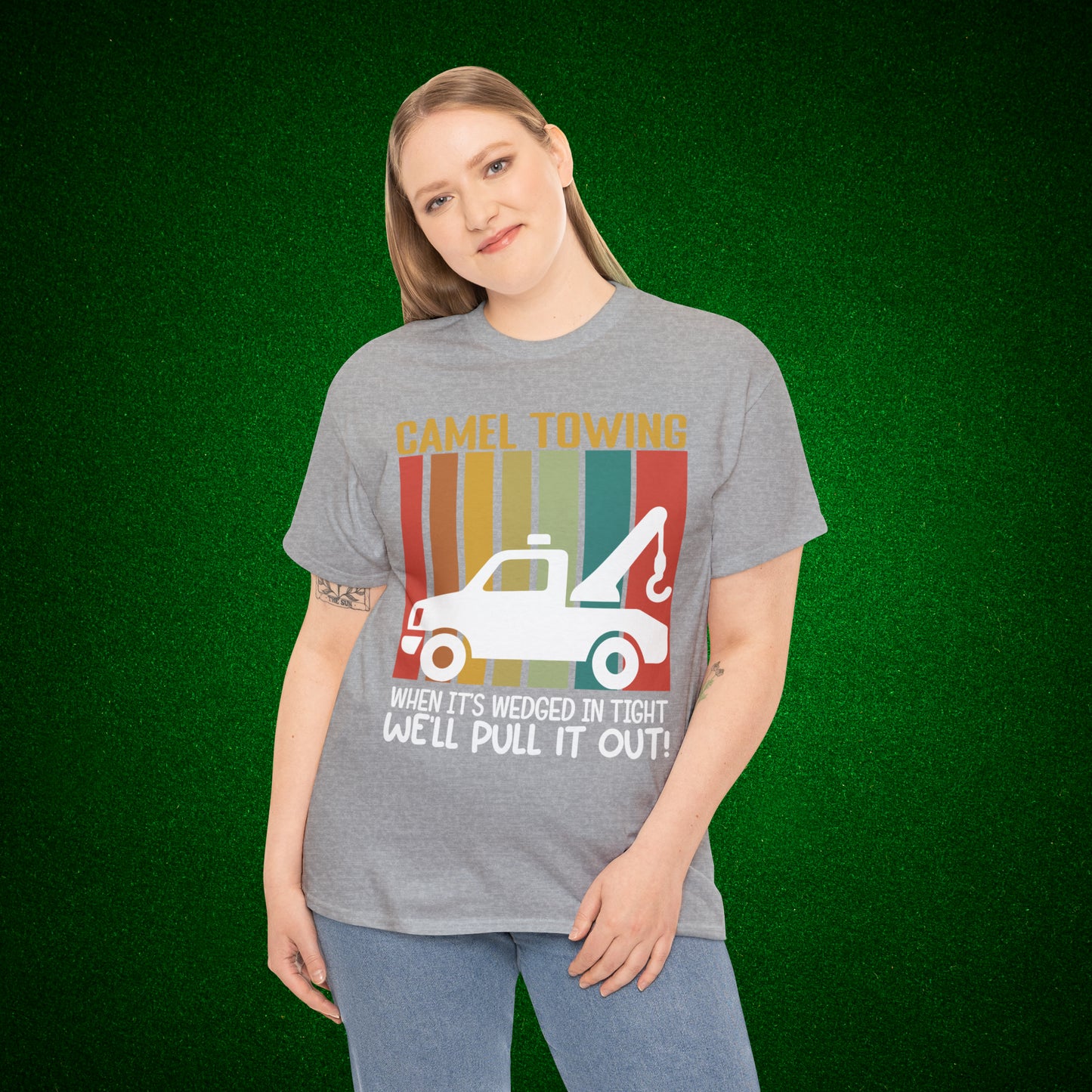 Camel Towing When its wedged in tight we'll pull it out T-Shirt