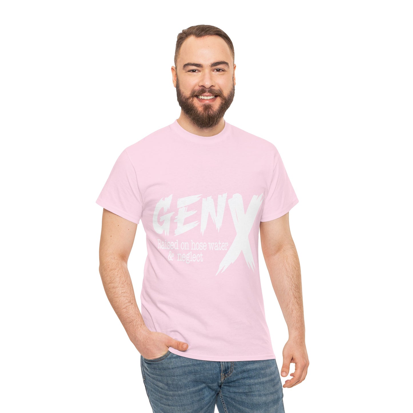 GEN X Raised On Hose Water & Neglect Tshirt Unisex Heavy Cotton