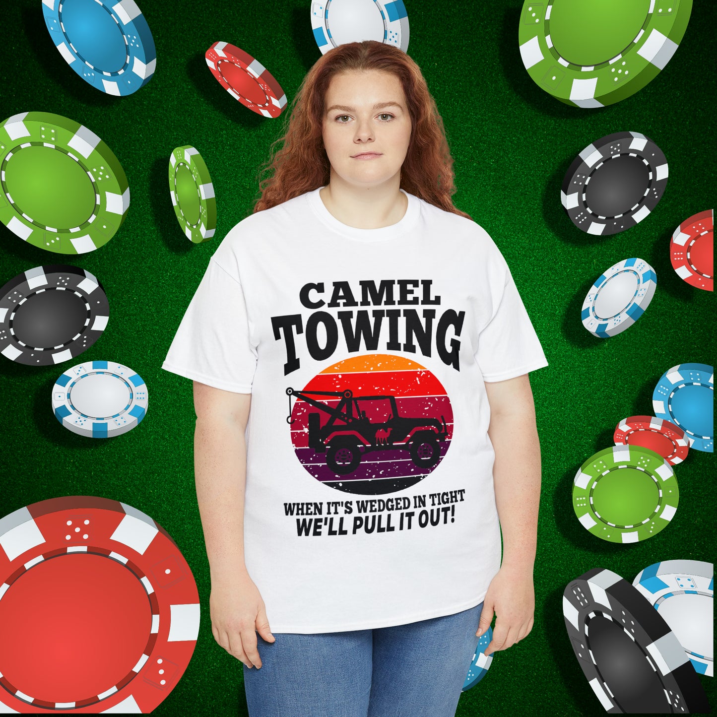 Camel Towing When its wedged in tight we'll pull it out T-Shirt