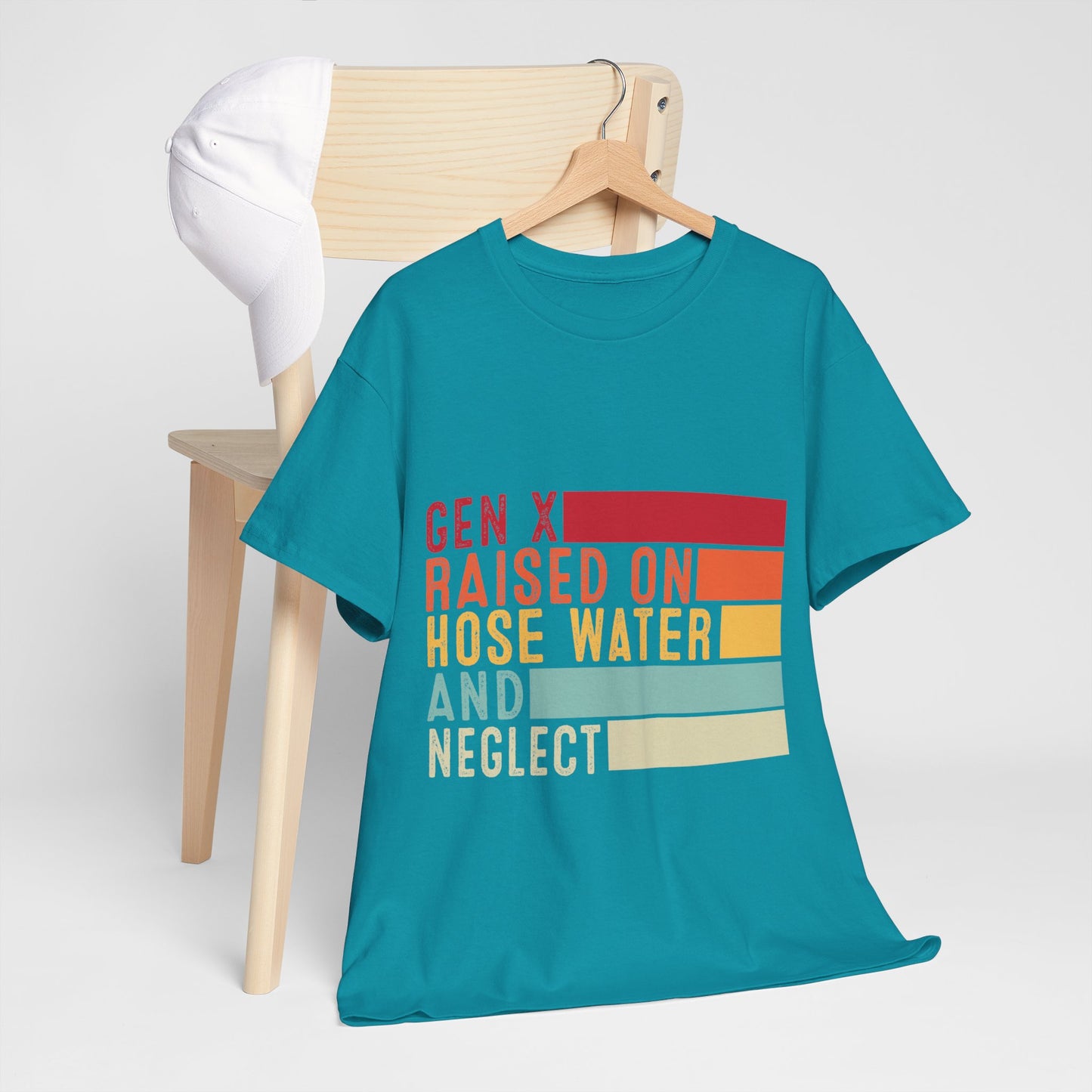 GEN X Raised On Hose Water & Neglect Tshirt Unisex Heavy Cotton