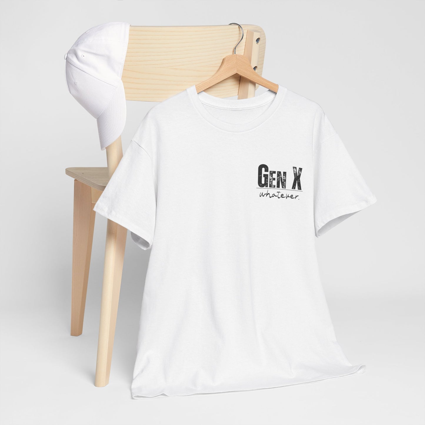 GEN X Definition Unisex Heavy Cotton T-Shirt Front & Back