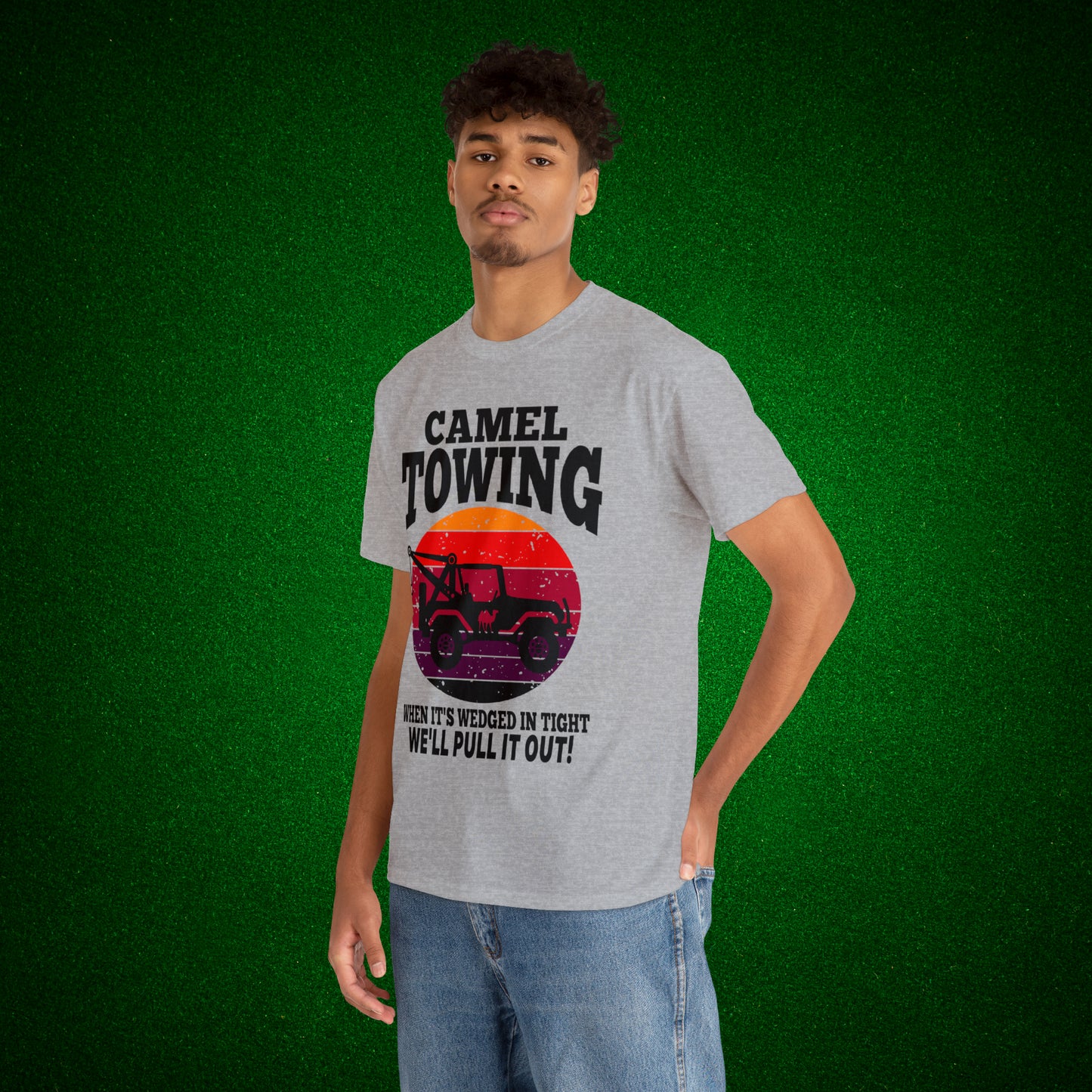 Camel Towing When its wedged in tight we'll pull it out T-Shirt