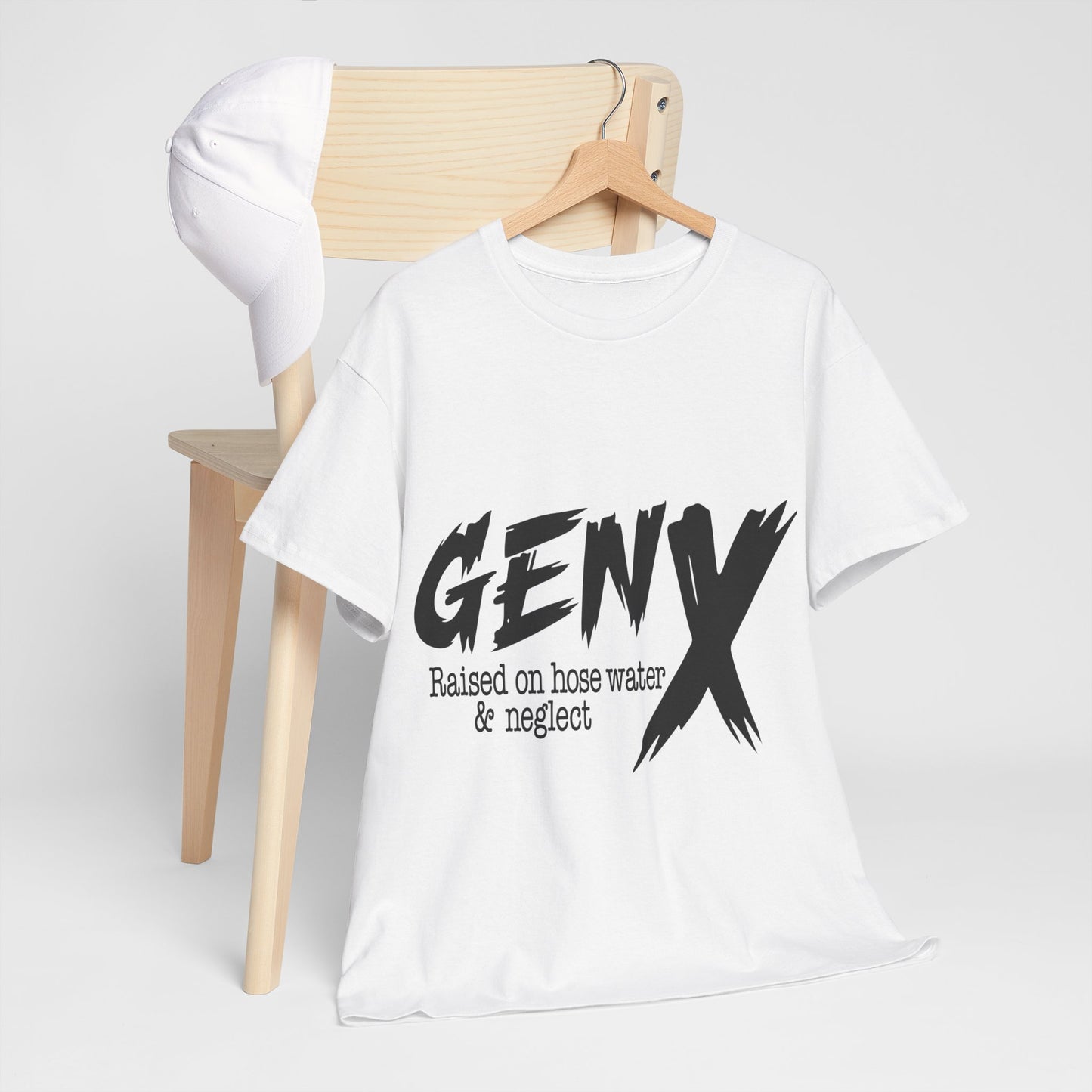 GEN X Raised On Hose Water & Neglect Tshirt Unisex Heavy Cotton