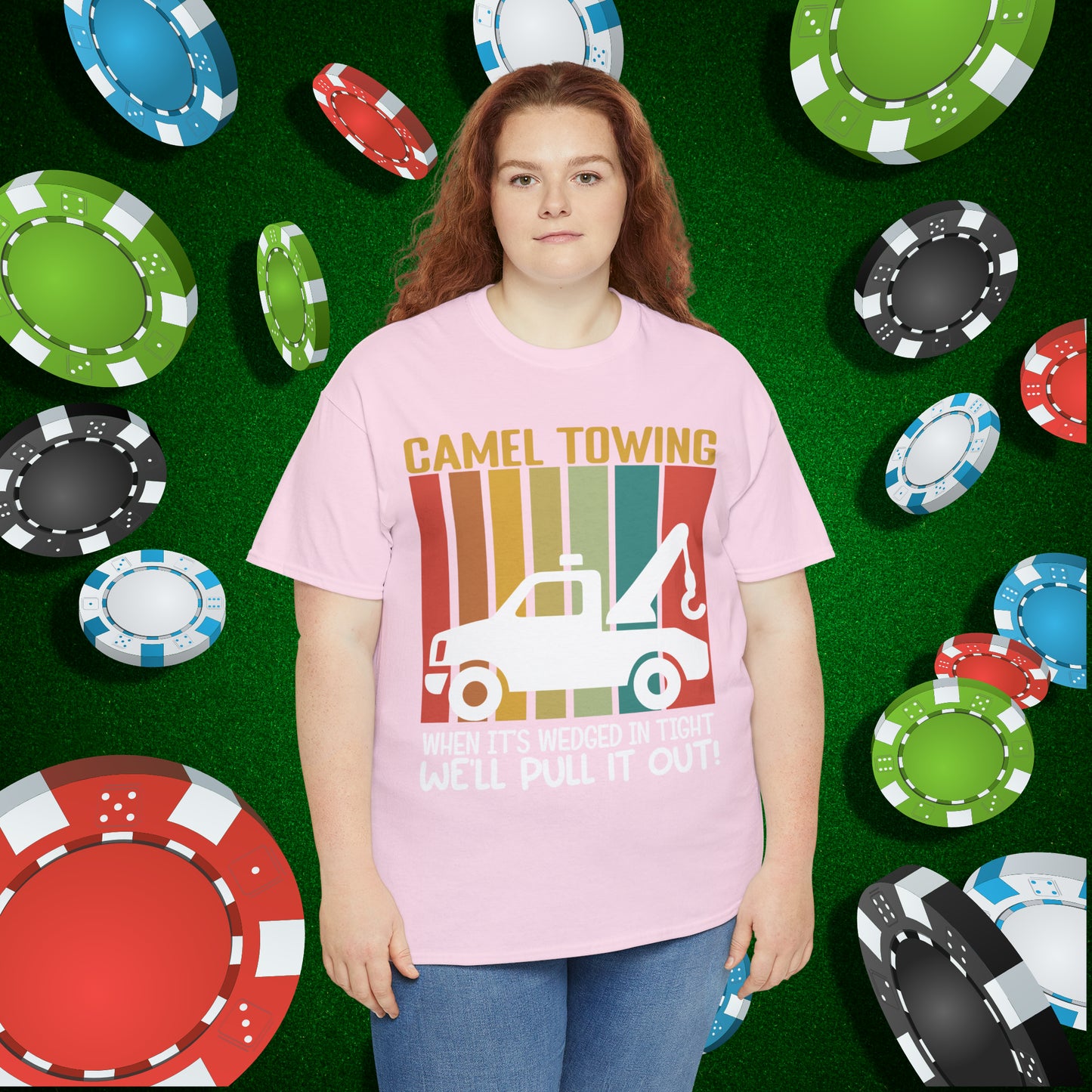 Camel Towing When its wedged in tight we'll pull it out T-Shirt