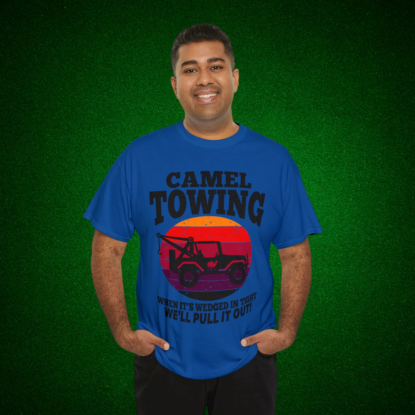 Camel Towing When its wedged in tight we'll pull it out T-Shirt