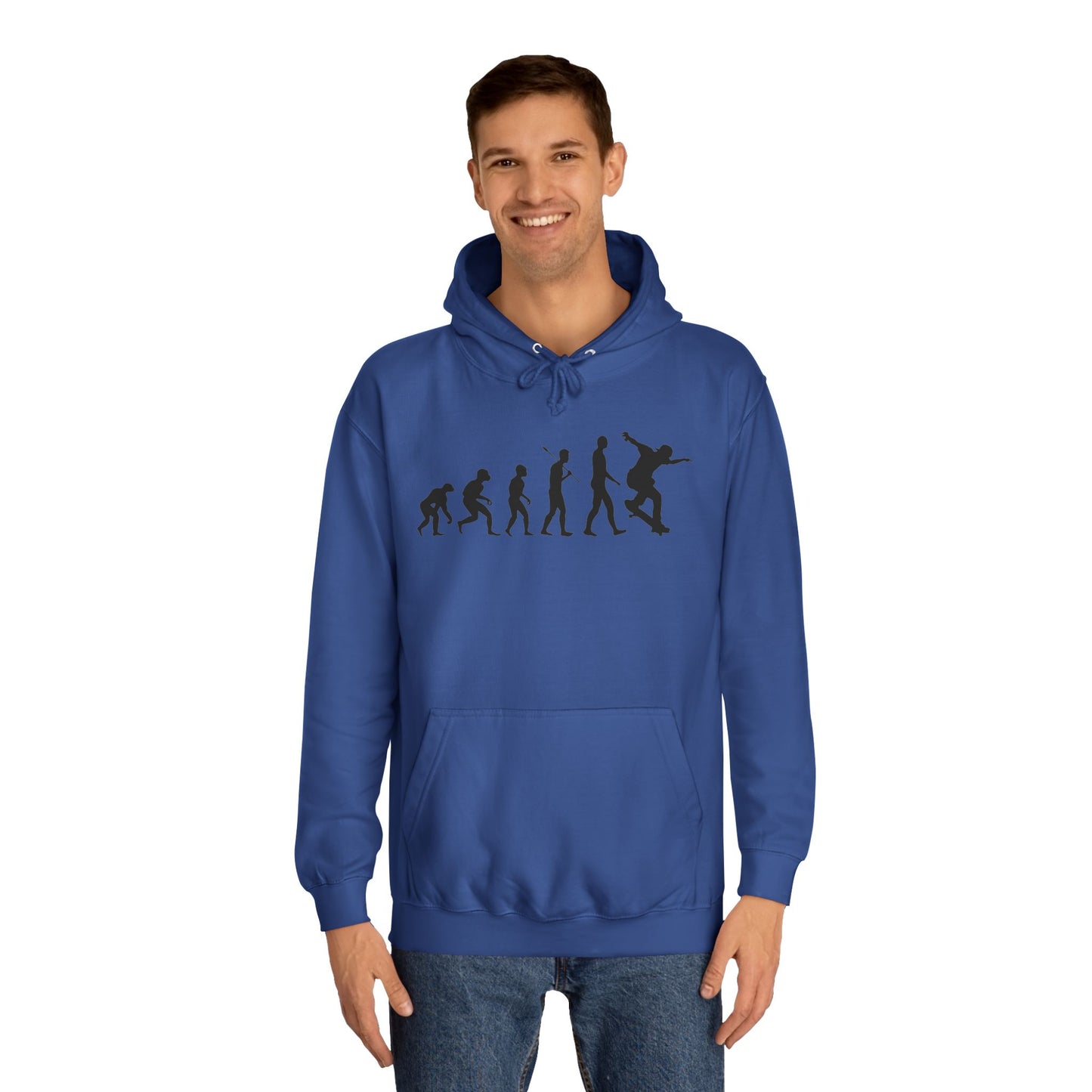 Evolution of Skateboarding Hoodie Stylish Graphic Pullover Unisex Skate Culture