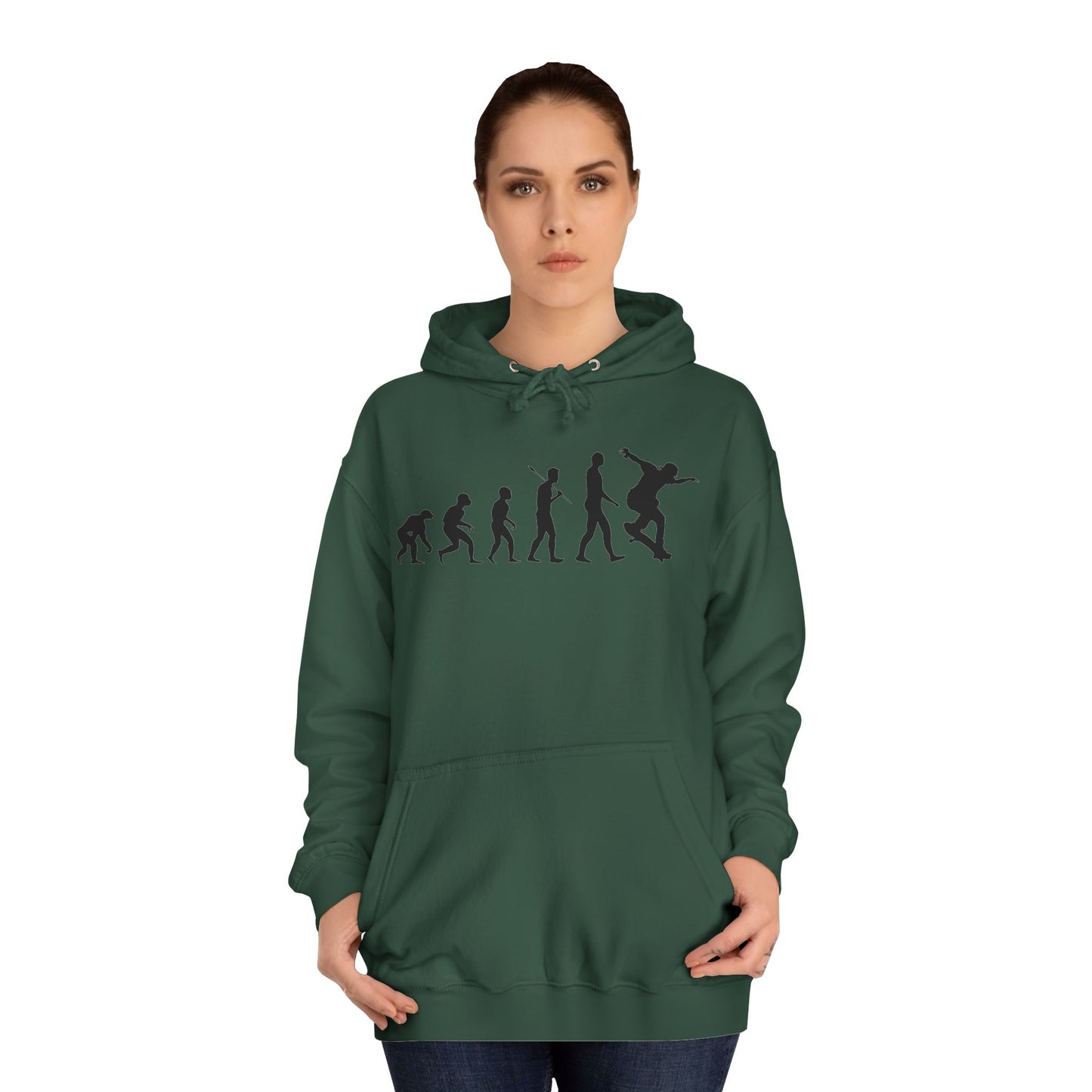 Evolution of Skateboarding Hoodie Stylish Graphic Pullover Unisex Skate Culture