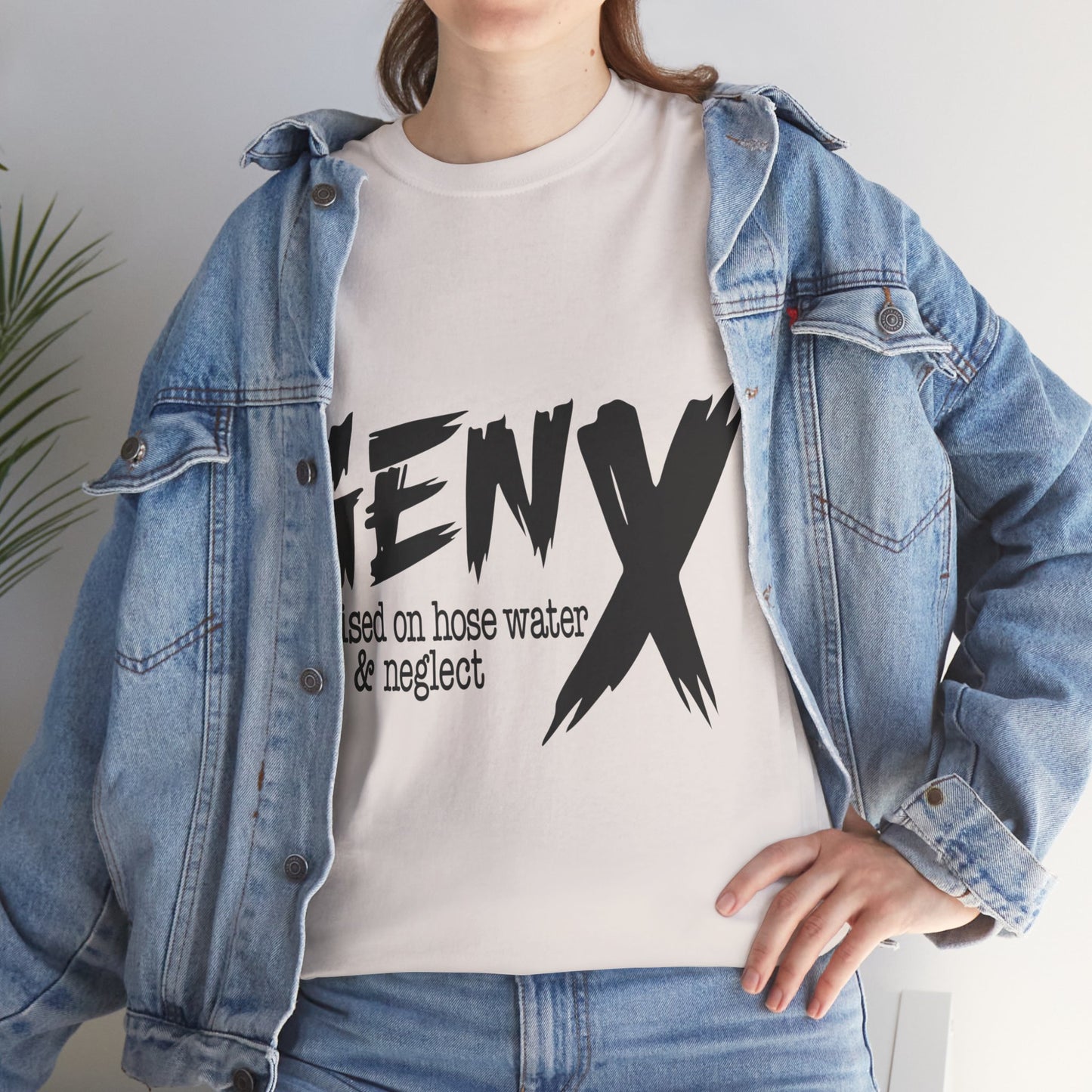 GEN X Raised On Hose Water & Neglect Tshirt Unisex Heavy Cotton