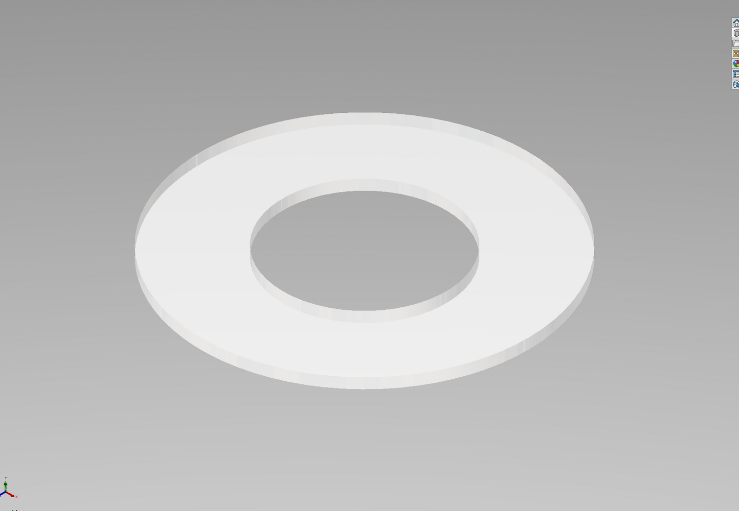 QTY 100 - .625 OD x .312 ID x .020 NYLON WASHERS 3D PRINTED