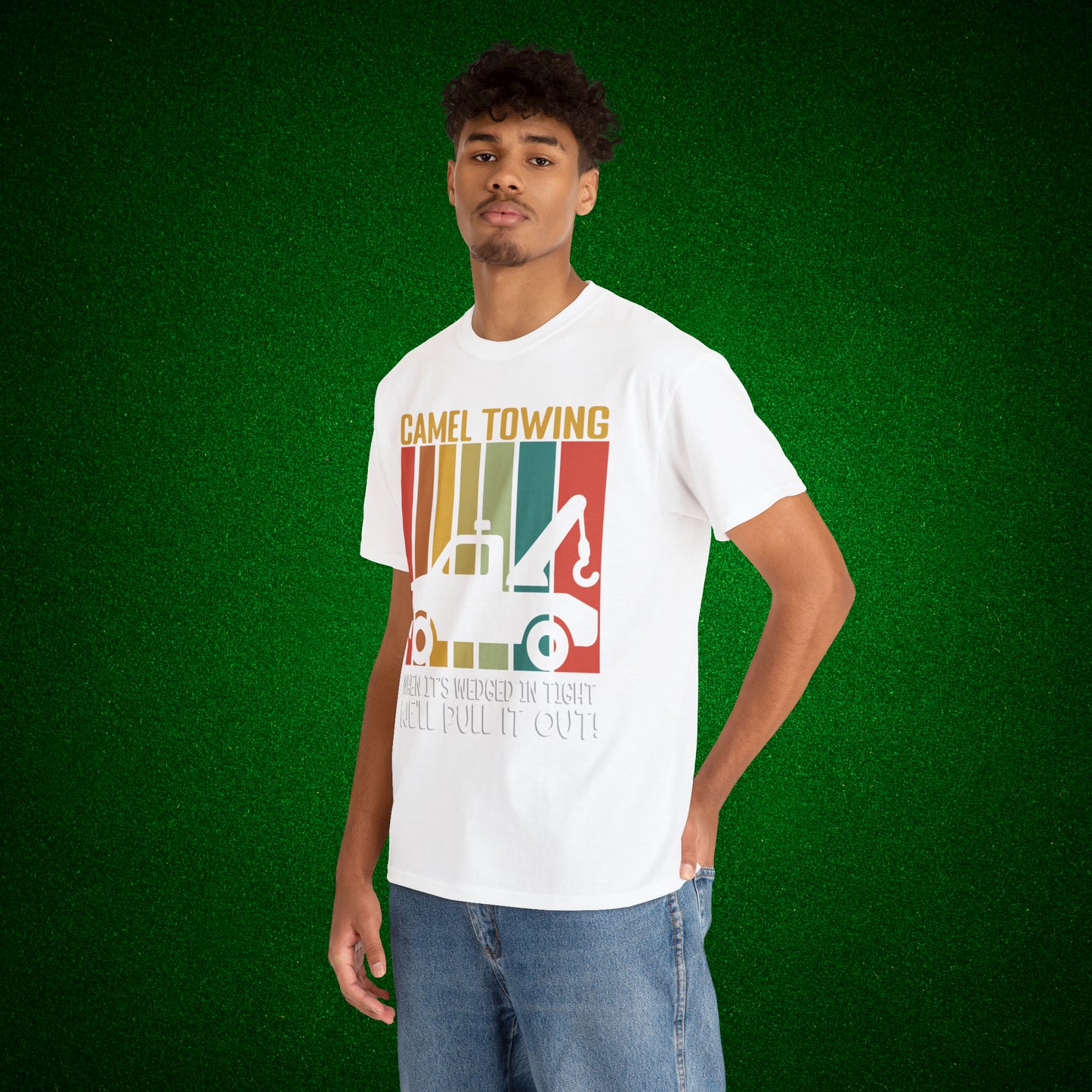 Camel Towing When its wedged in tight we'll pull it out T-Shirt