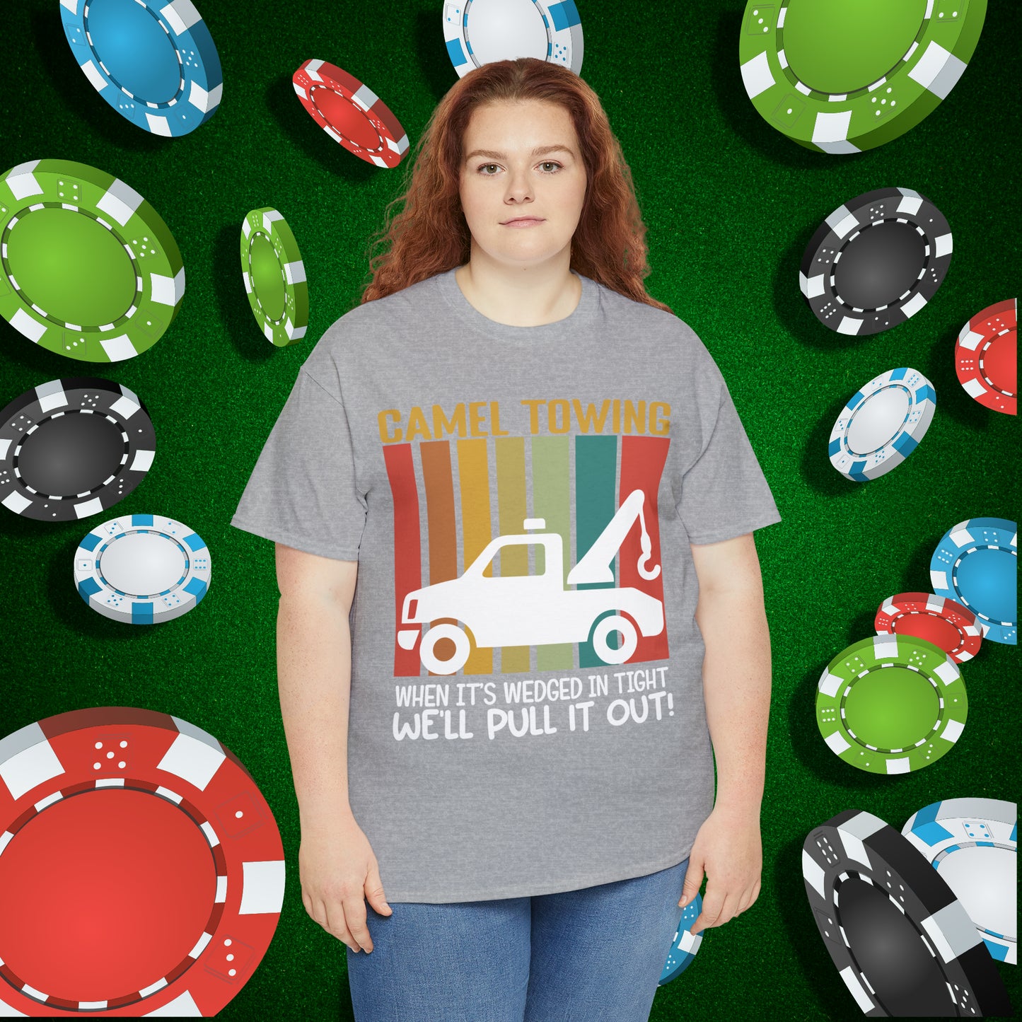 Camel Towing When its wedged in tight we'll pull it out T-Shirt