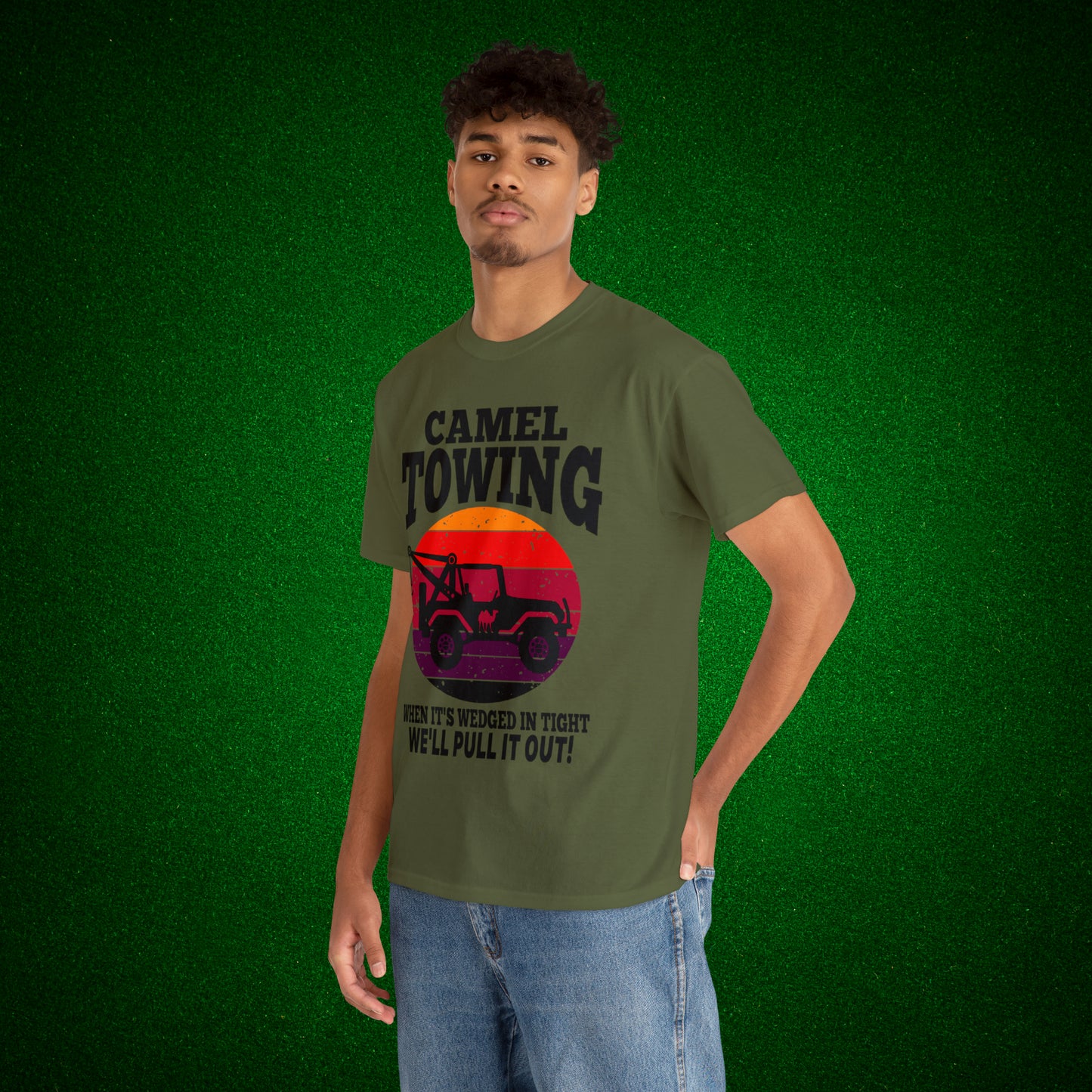 Camel Towing When its wedged in tight we'll pull it out T-Shirt