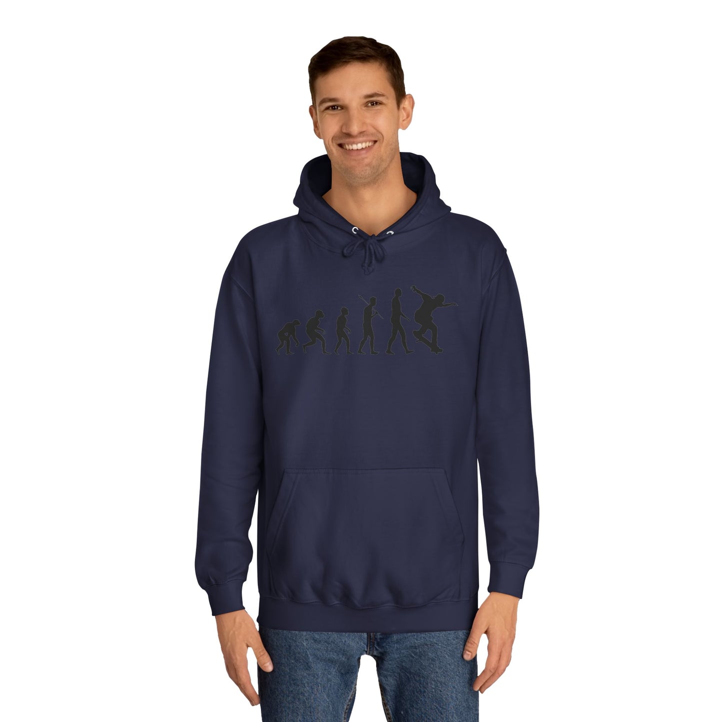 Evolution of Skateboarding Hoodie Stylish Graphic Pullover Unisex Skate Culture