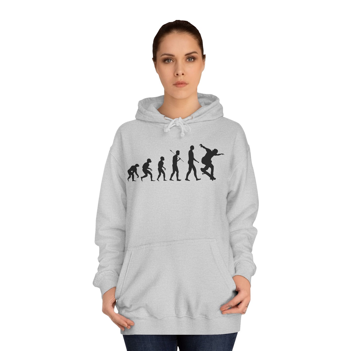 Evolution of Skateboarding Hoodie Stylish Graphic Pullover Unisex Skate Culture