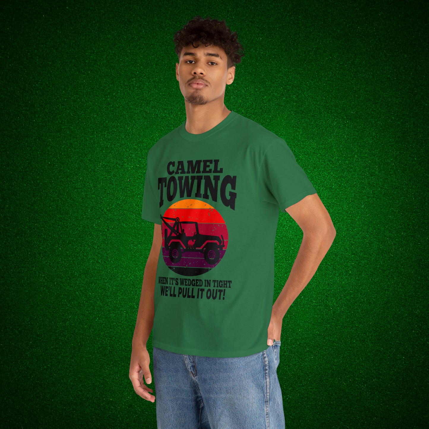 Camel Towing When its wedged in tight we'll pull it out T-Shirt