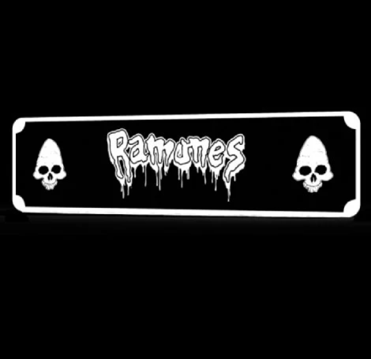 RAMONES Rock Street Sign 6" X 24" Man Cave Indoor/Outdoor - I Wanna Be Sedated