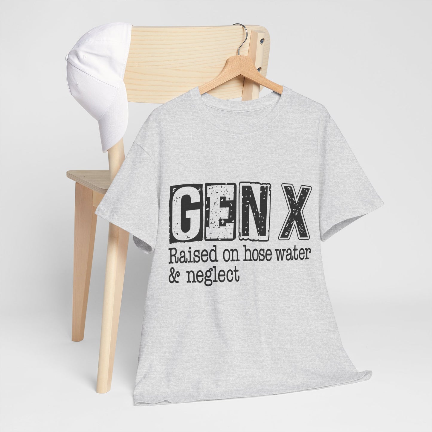 GEN X Raised On Hose Water & Neglect Tshirt Unisex Heavy Cotton