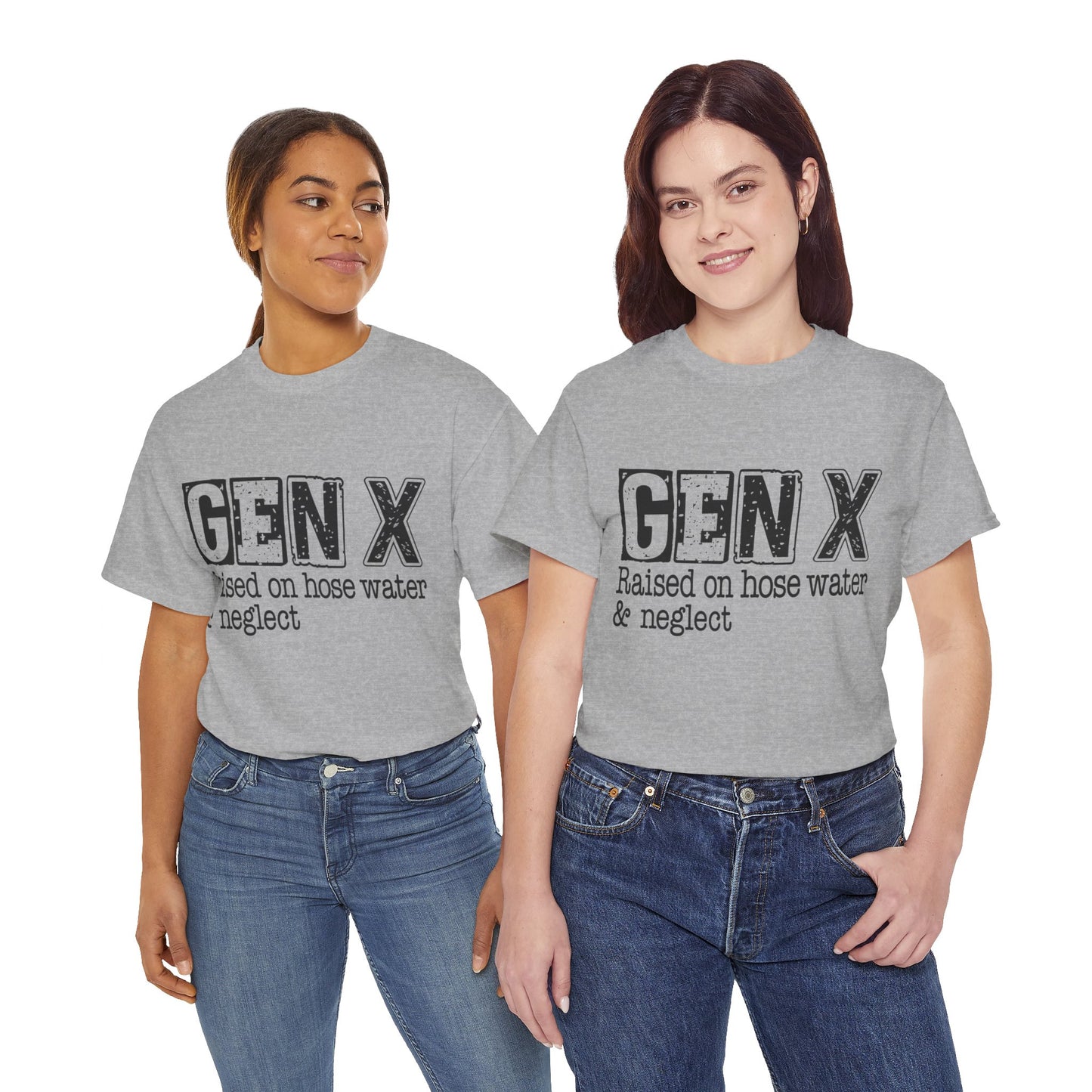 GEN X Raised On Hose Water & Neglect Tshirt Unisex Heavy Cotton