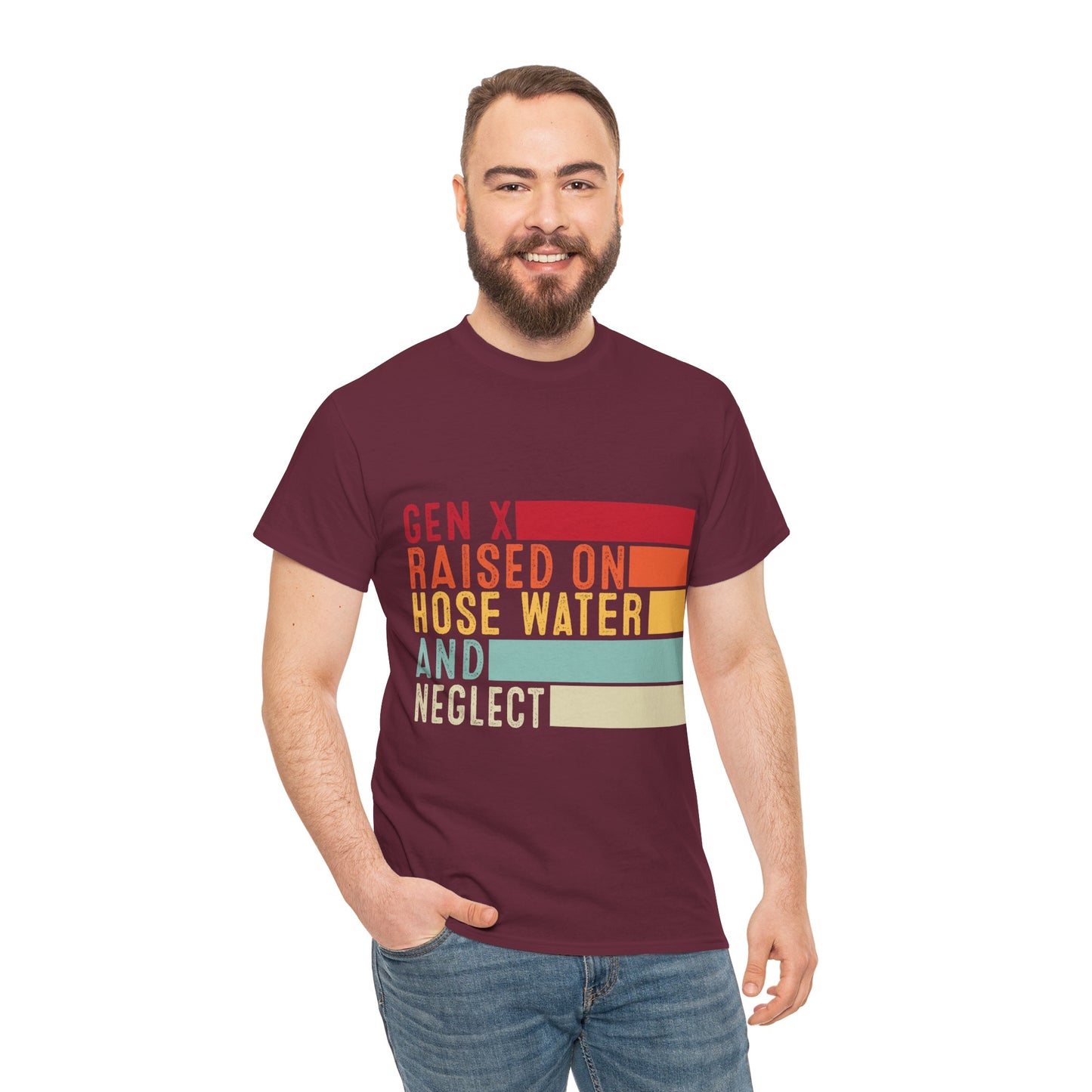 GEN X Raised On Hose Water & Neglect Tshirt Unisex Heavy Cotton