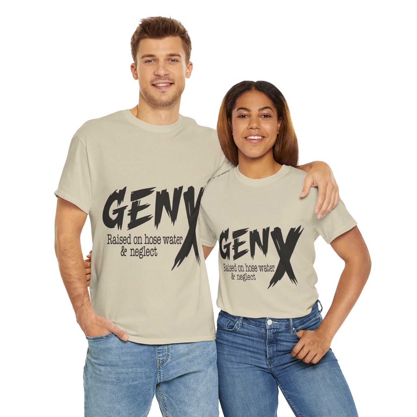 GEN X Raised On Hose Water & Neglect Tshirt Unisex Heavy Cotton