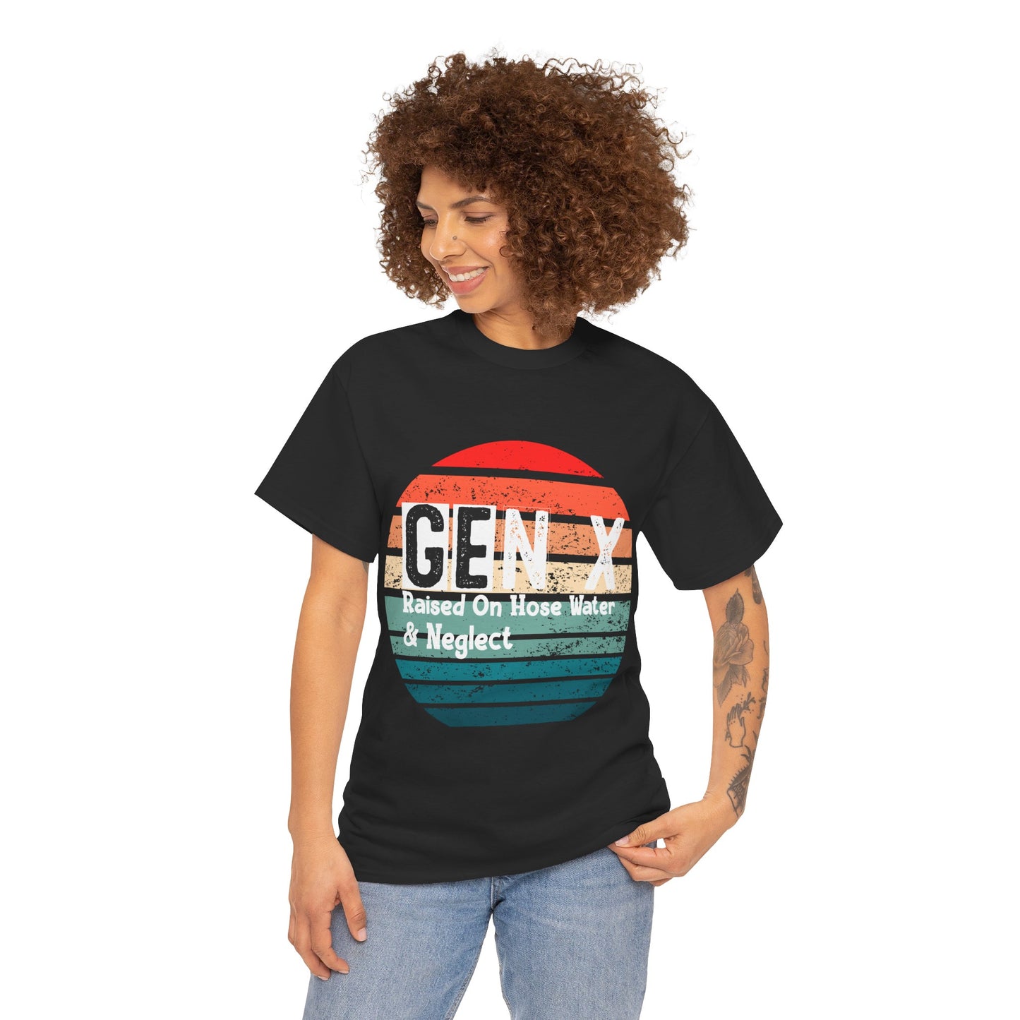 GEN X Raised On Hose Water & Neglect Tshirt Unisex Heavy Cotton