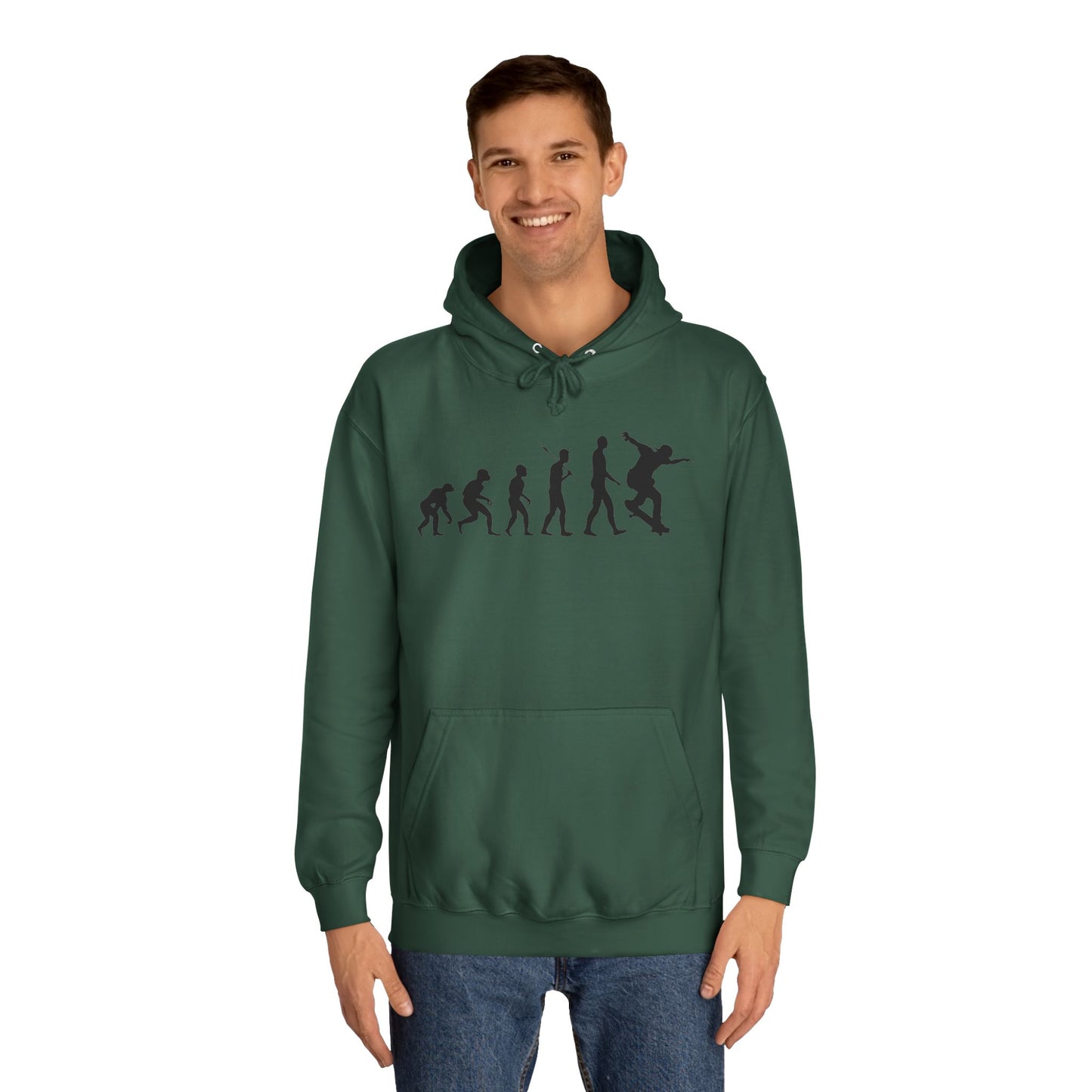 Evolution of Skateboarding Hoodie Stylish Graphic Pullover Unisex Skate Culture