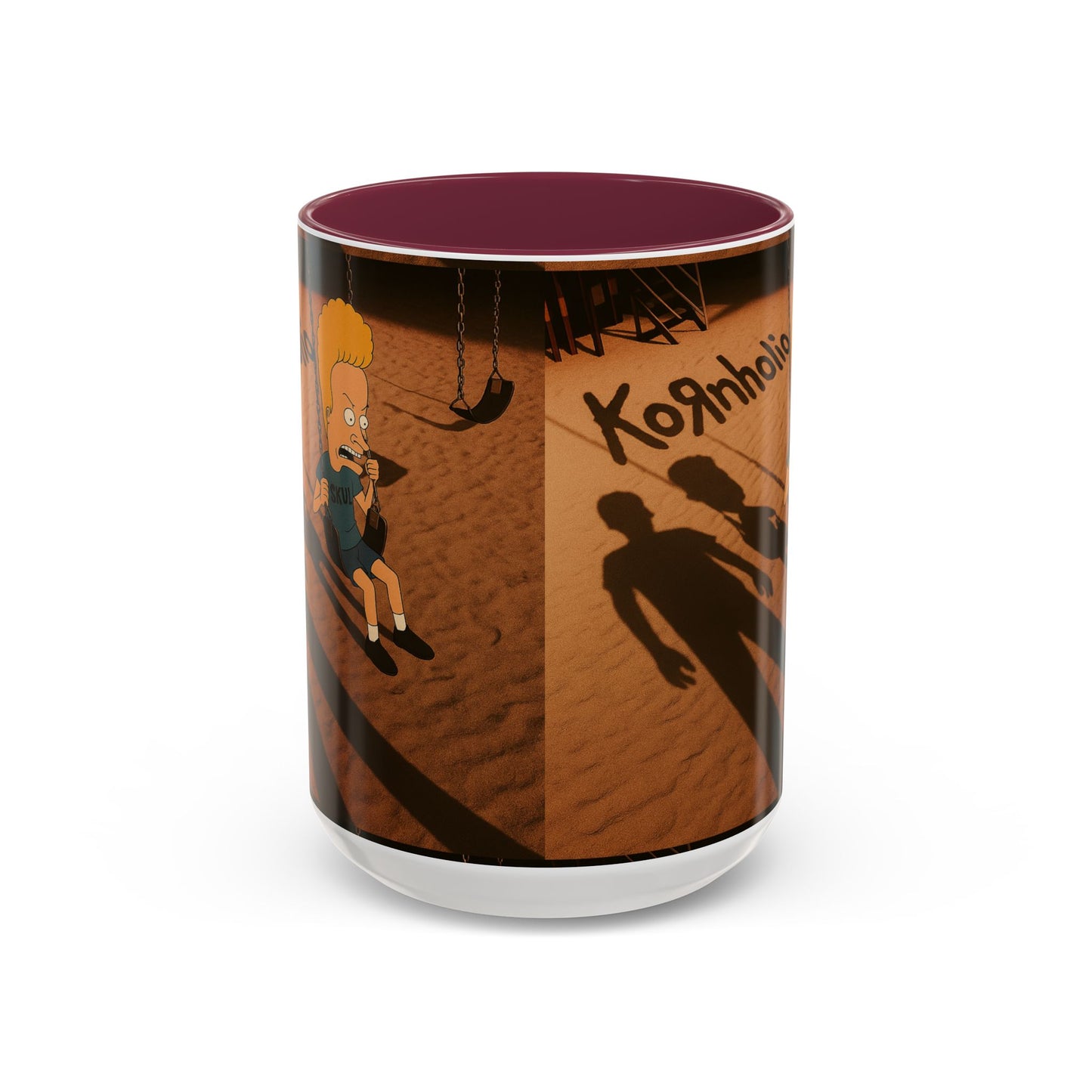Kornholio 15 oz Coffee Mug Funny Nu Metal Cartoon Cup Multiple Colors