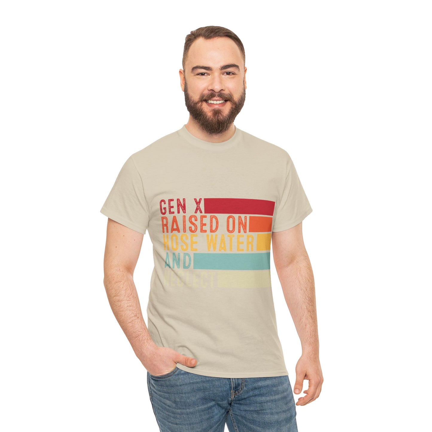 GEN X Raised On Hose Water & Neglect Tshirt Unisex Heavy Cotton