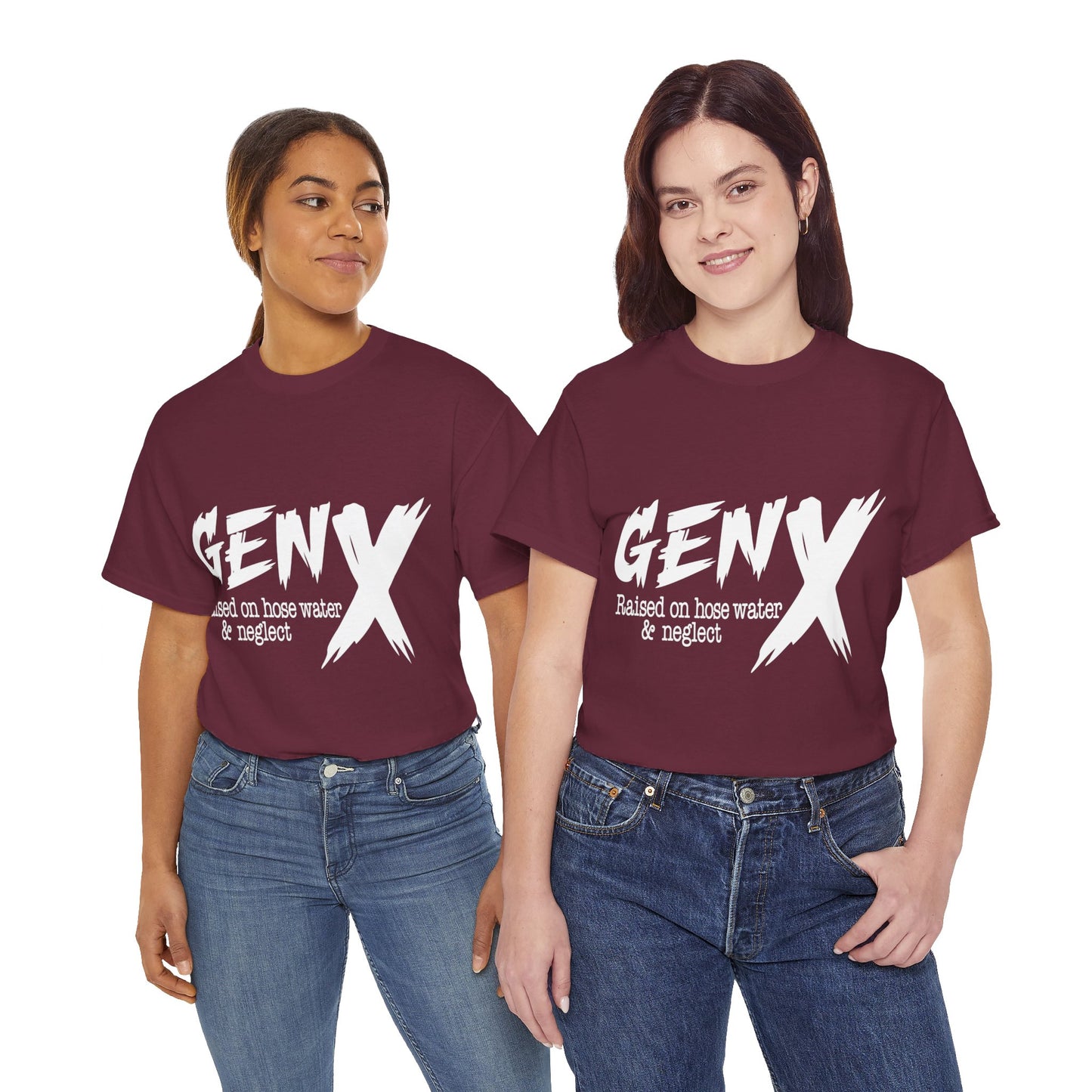 GEN X Raised On Hose Water & Neglect Tshirt Unisex Heavy Cotton