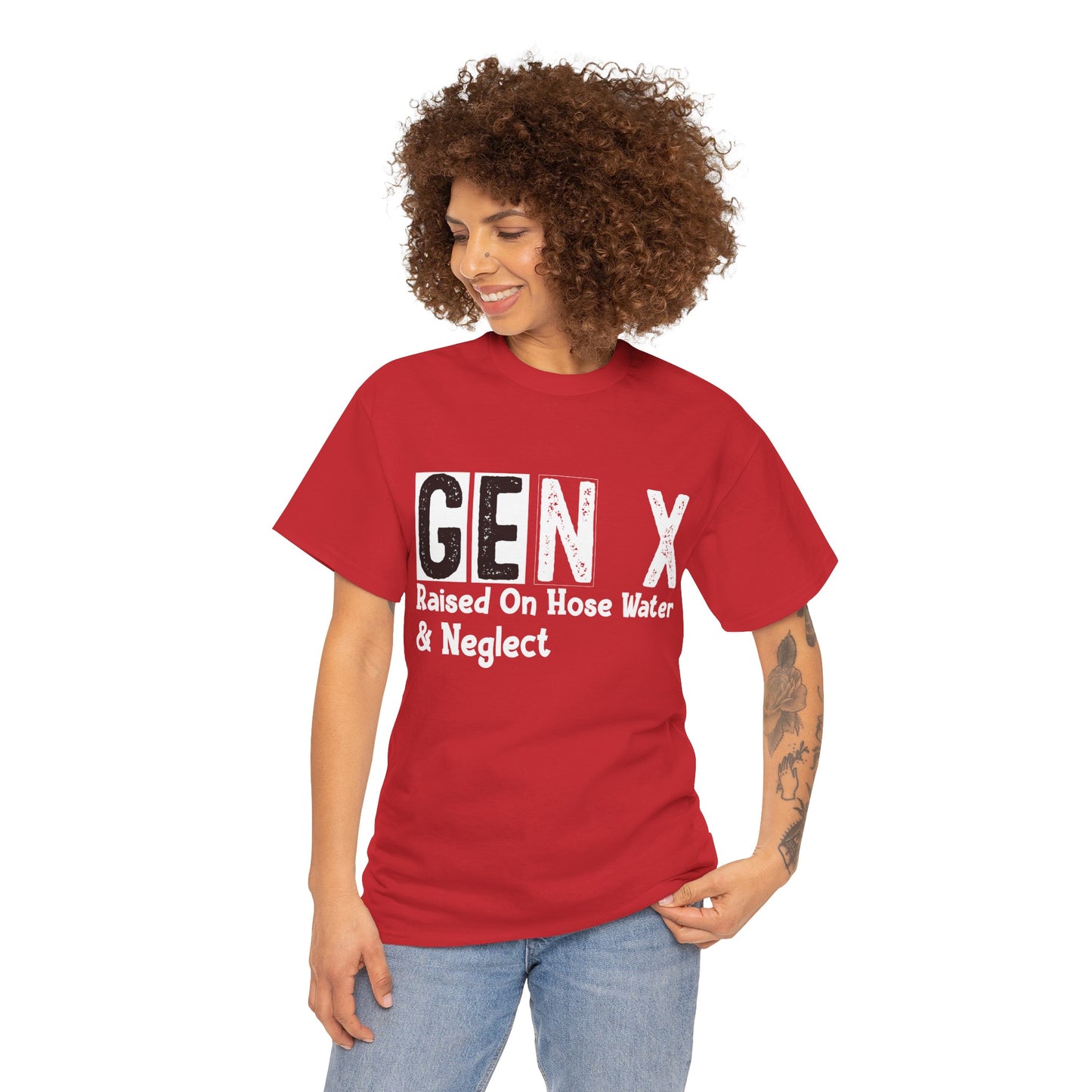 GEN X Raised On Hose Water & Neglect Tshirt Unisex Heavy Cotton