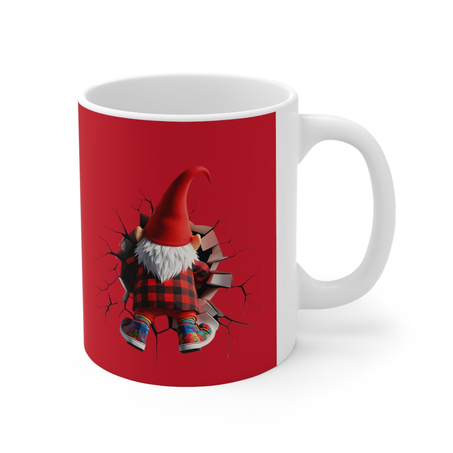 Valentine Gnome 3D Ceramic Mug 11oz