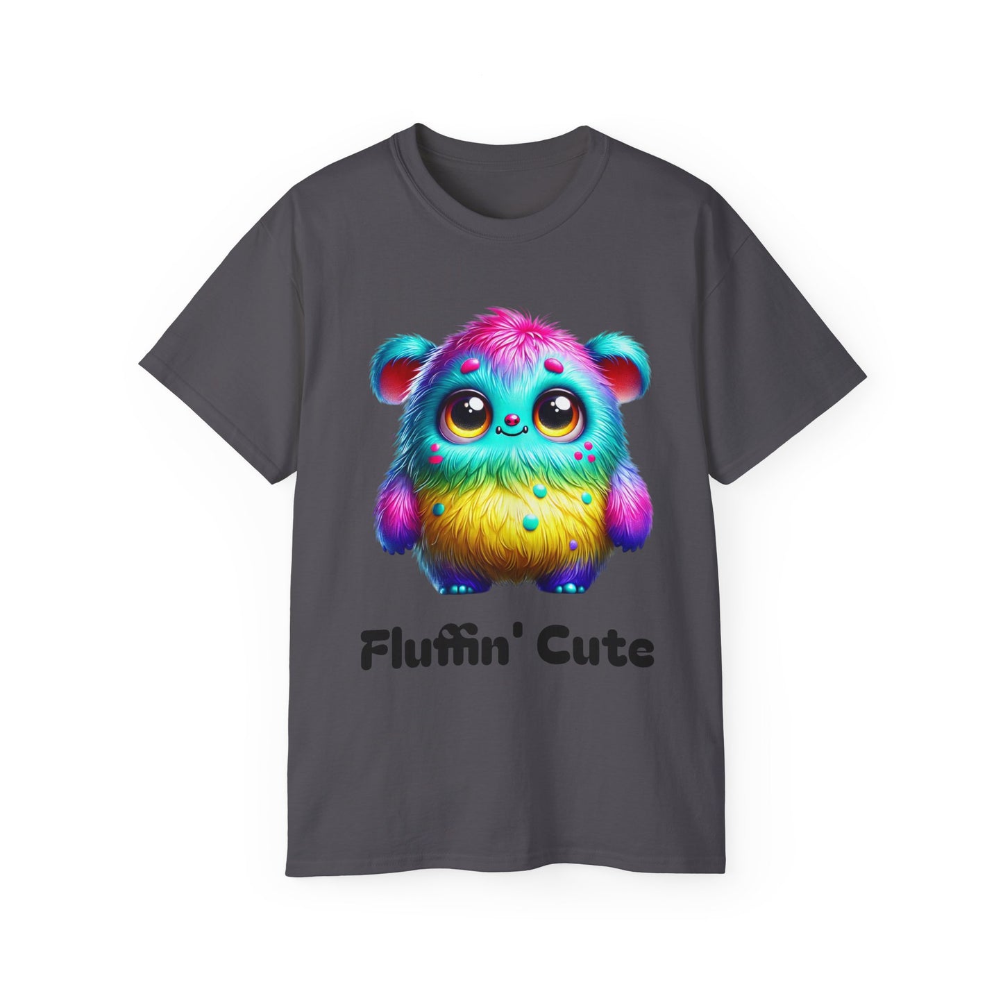 Fluffin' Cute Colorful Monster Unisex Ultra Cotton Tee