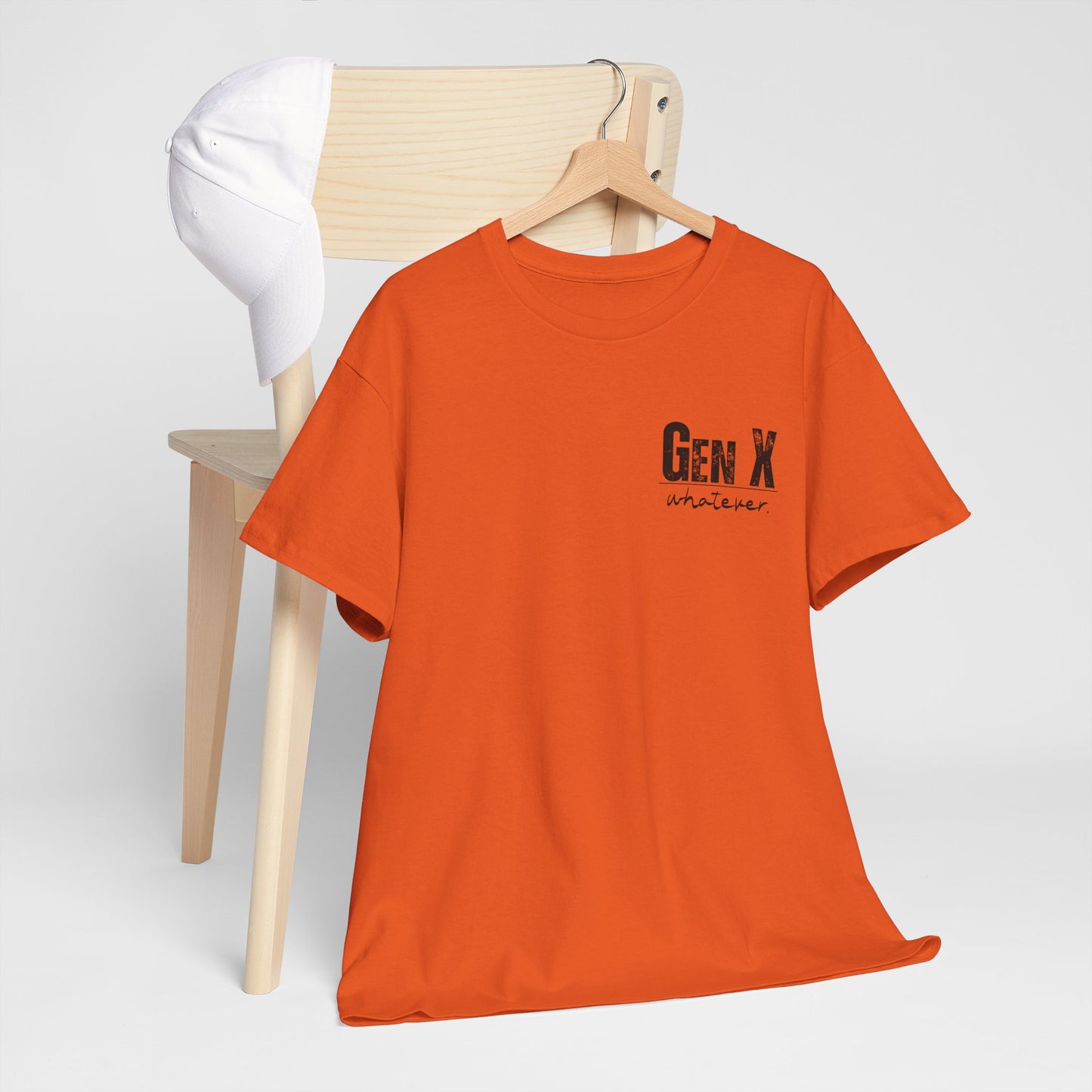 GEN X Definition Unisex Heavy Cotton T-Shirt Front & Back