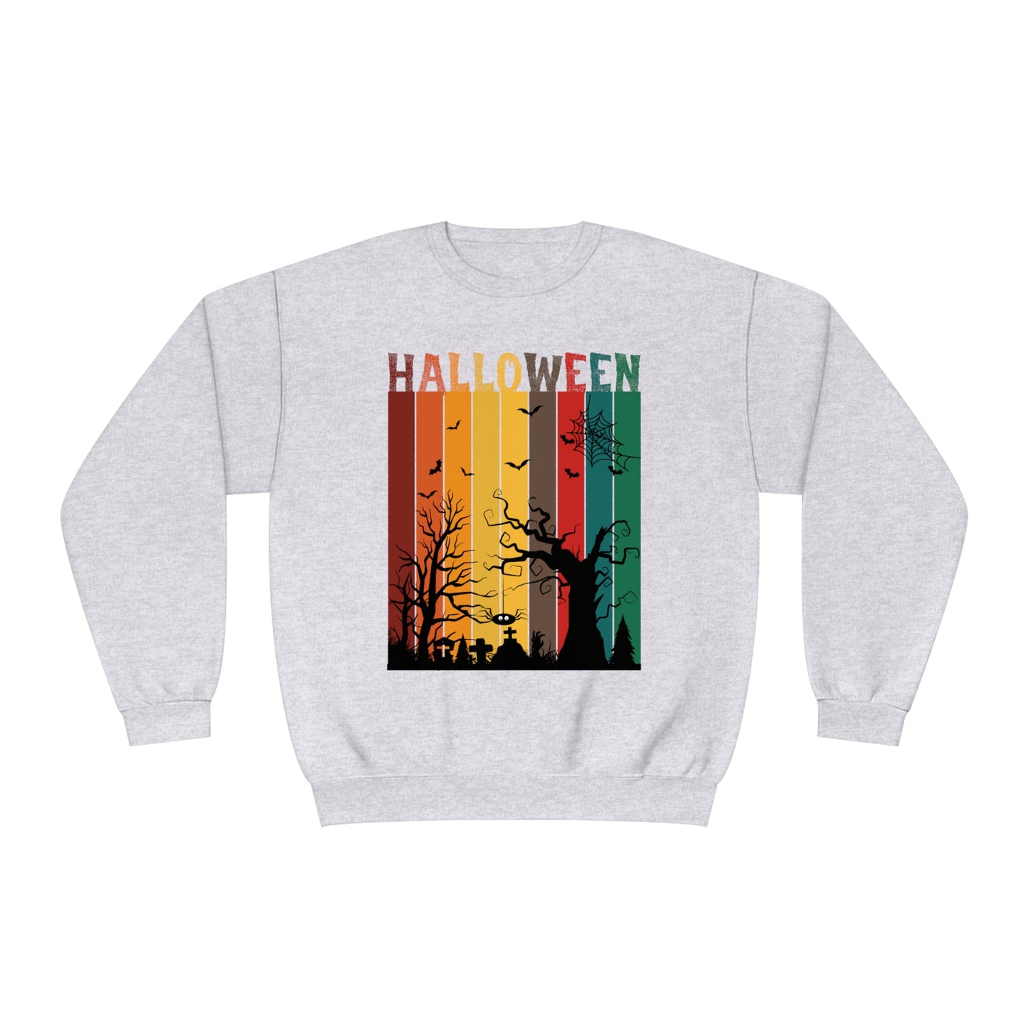 Halloween Spooky Sweatshirt Unisex NuBlend® Crewneck Sweatshirt