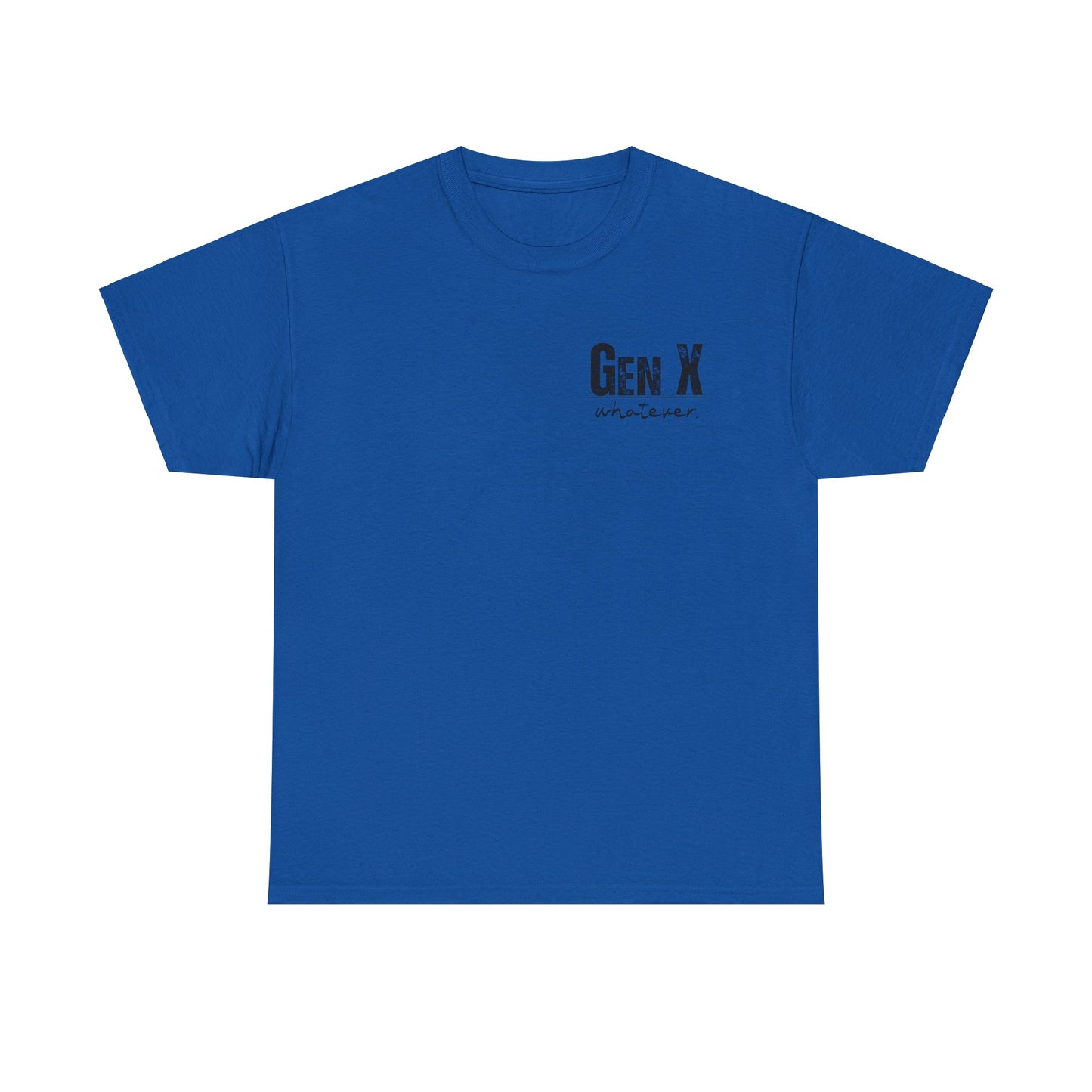 GEN X Definition Unisex Heavy Cotton T-Shirt Front & Back
