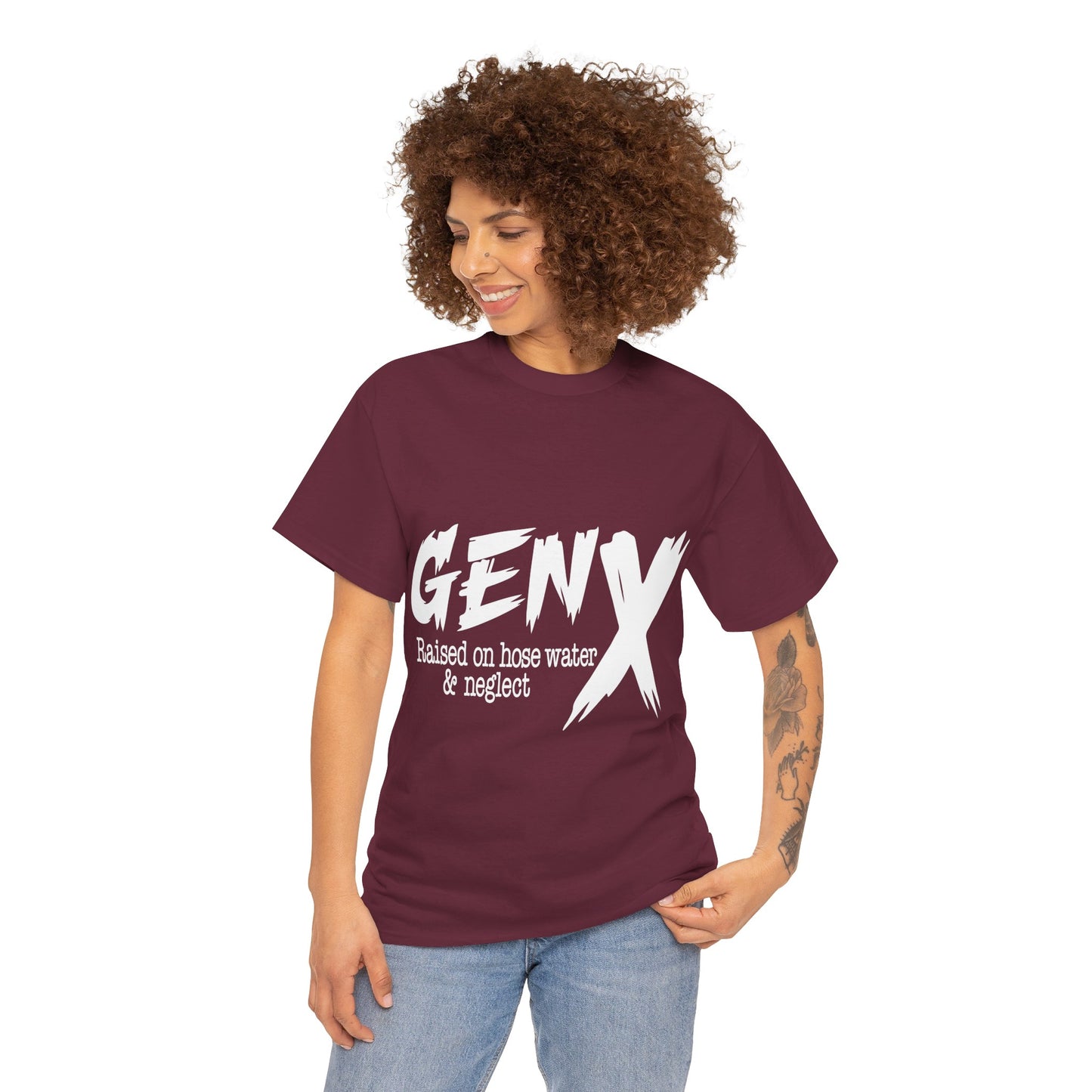 GEN X Raised On Hose Water & Neglect Tshirt Unisex Heavy Cotton