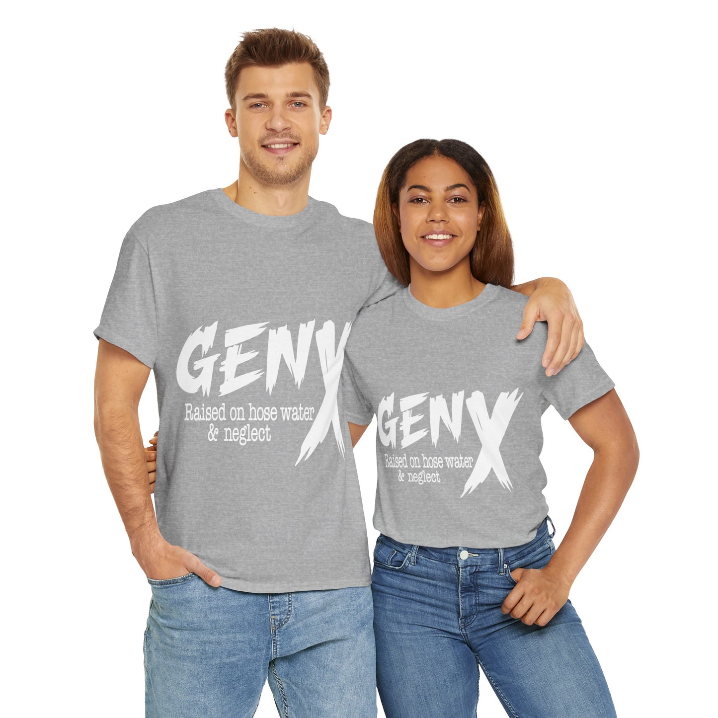 GEN X Raised On Hose Water & Neglect Tshirt Unisex Heavy Cotton