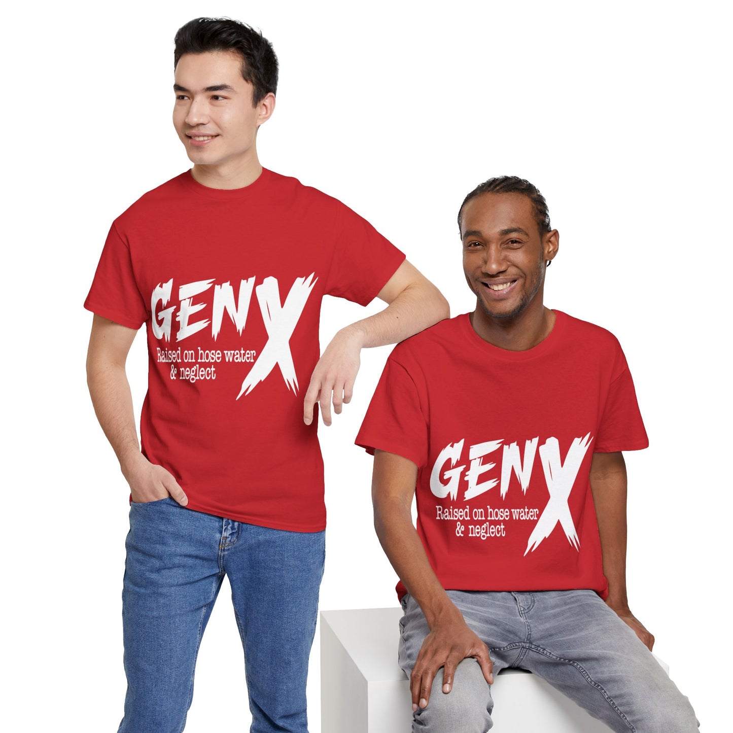 GEN X Raised On Hose Water & Neglect Tshirt Unisex Heavy Cotton