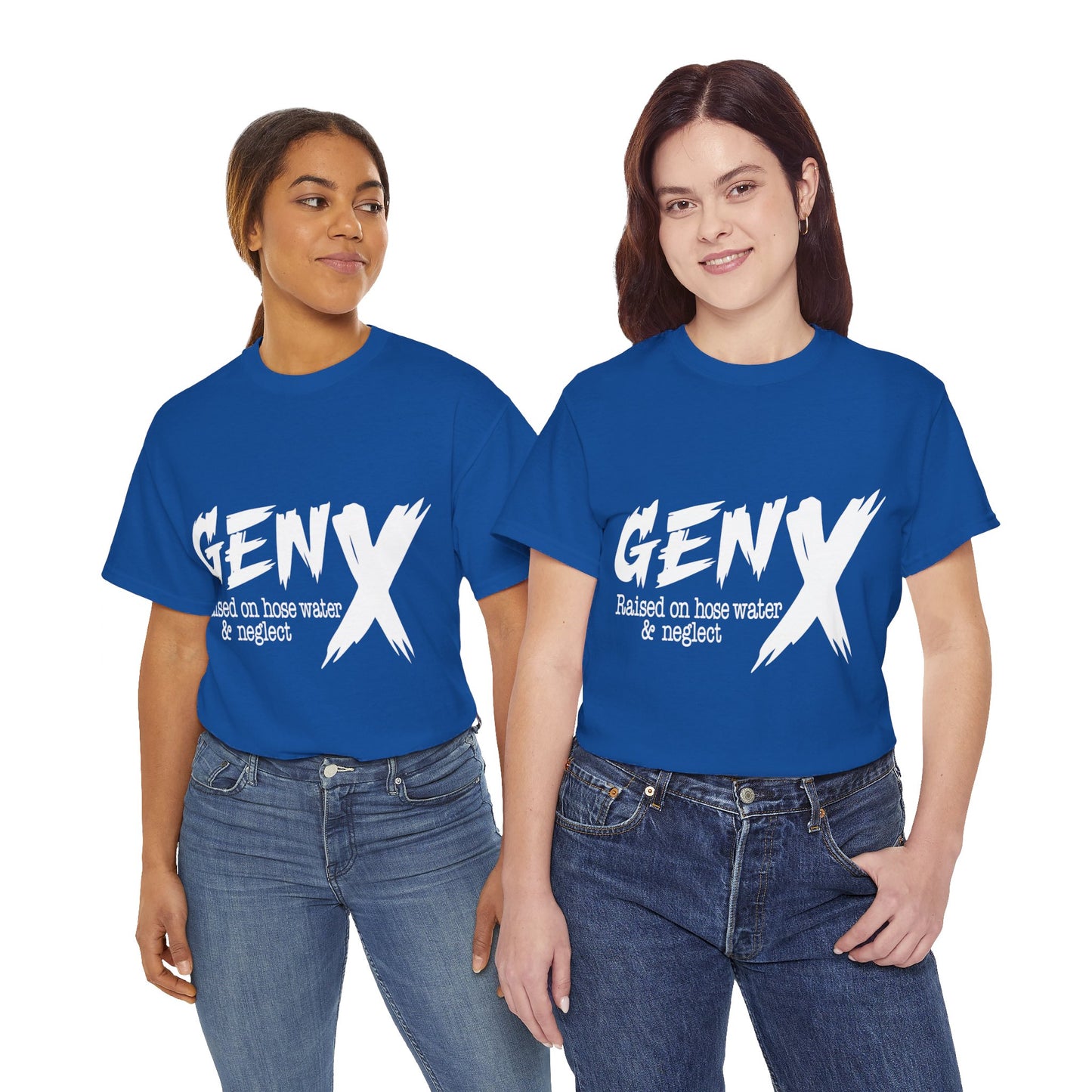 GEN X Raised On Hose Water & Neglect Tshirt Unisex Heavy Cotton