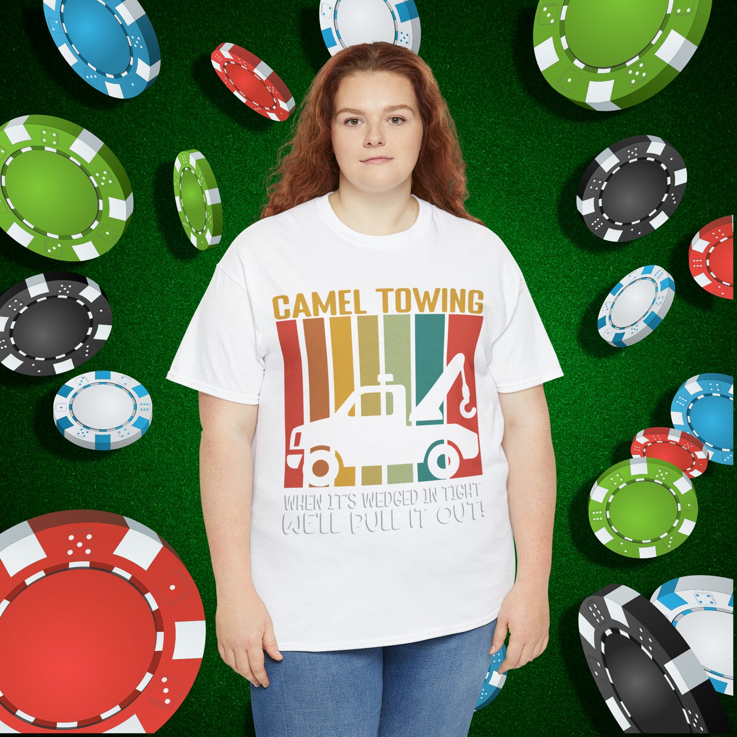Camel Towing When its wedged in tight we'll pull it out T-Shirt