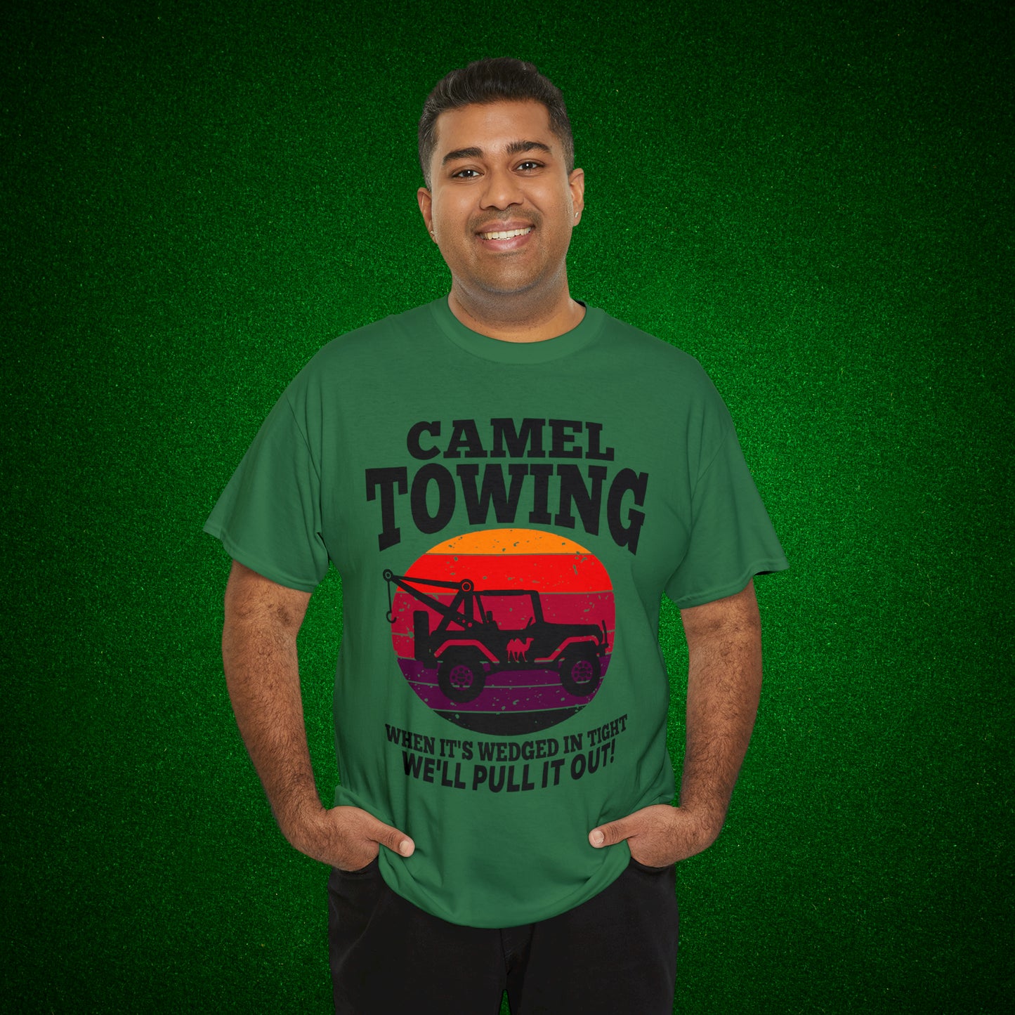 Camel Towing When its wedged in tight we'll pull it out T-Shirt