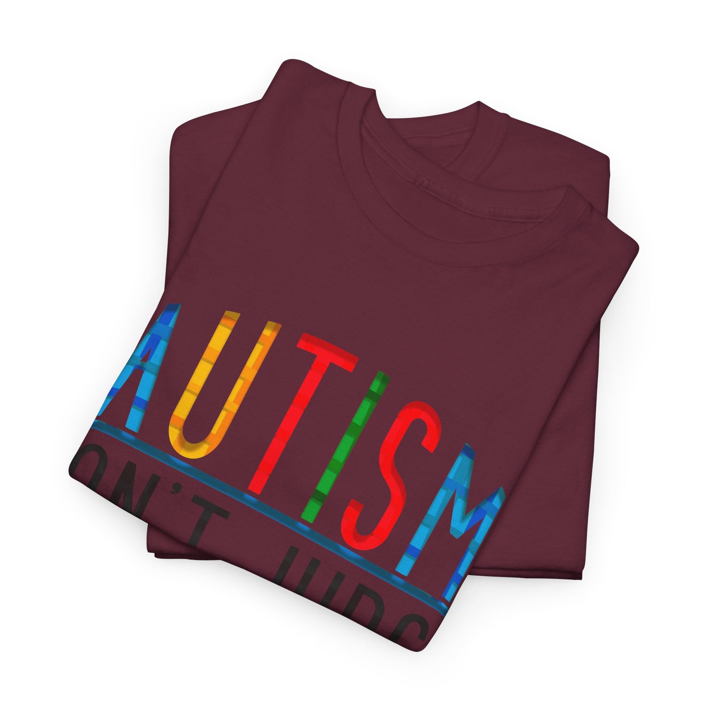 Autism Don't Judge Understand T-shirt Unisex Heavy Cotton