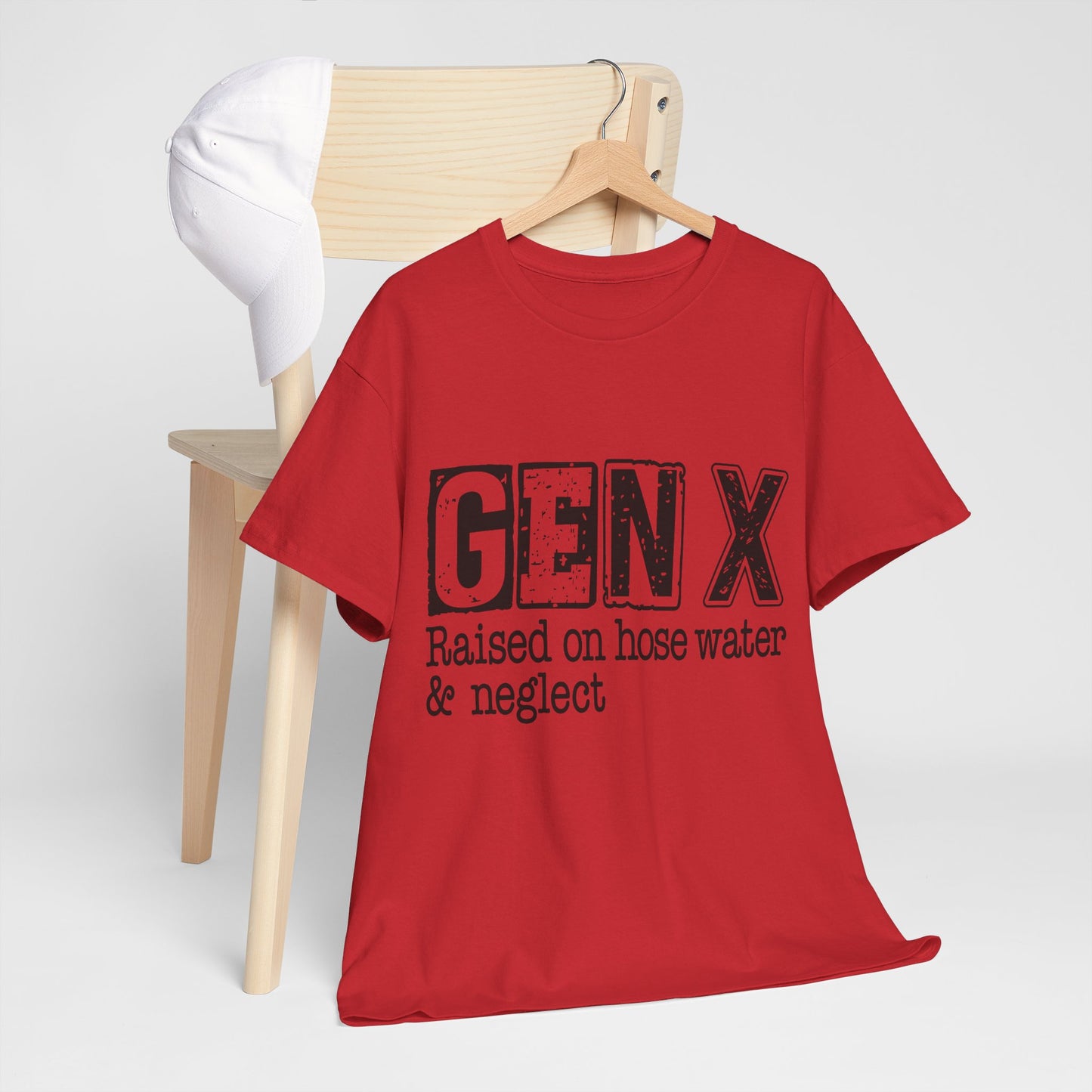 GEN X Raised On Hose Water & Neglect Tshirt Unisex Heavy Cotton