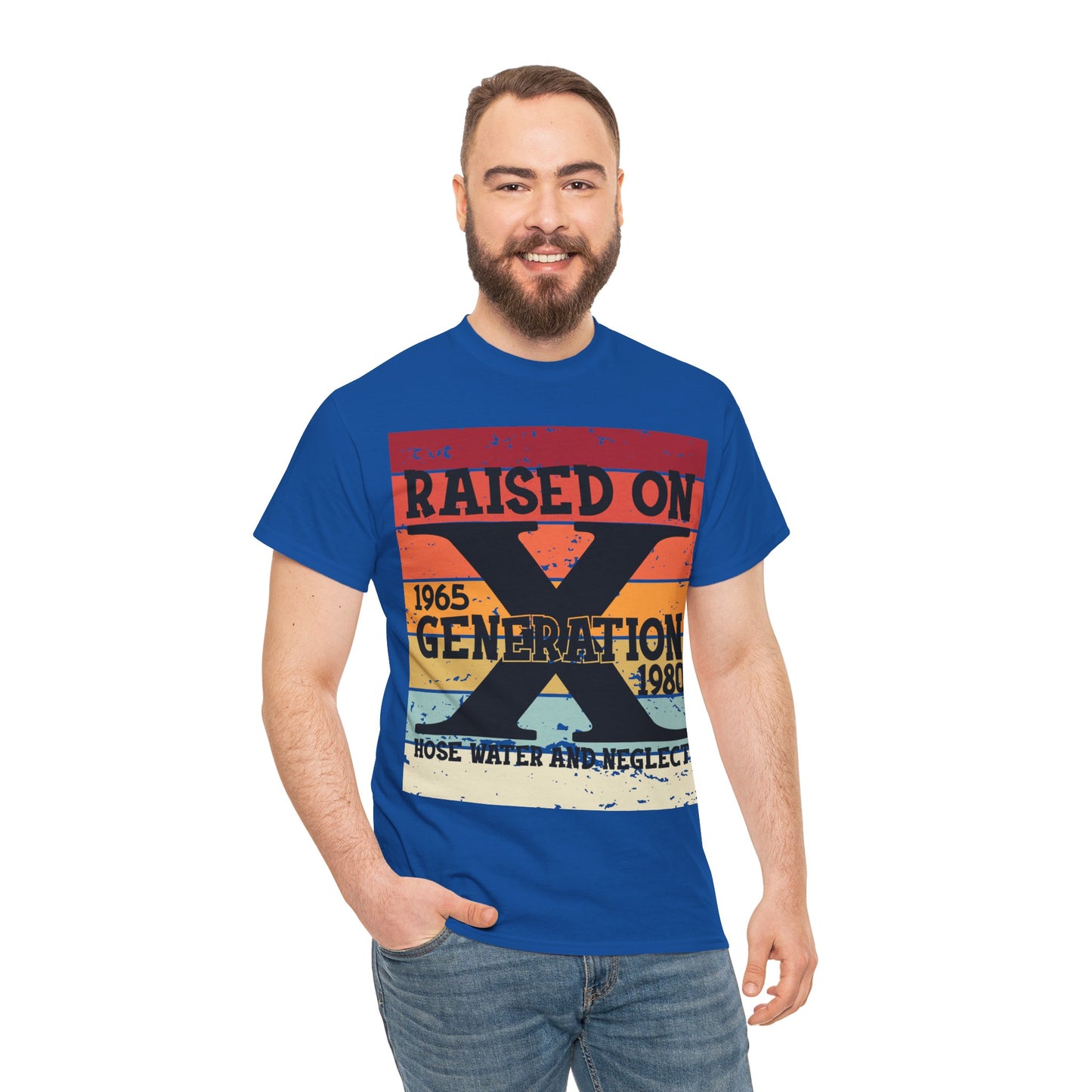 GEN X Raised On Hose Water & Neglect Tshirt Unisex Heavy Cotton